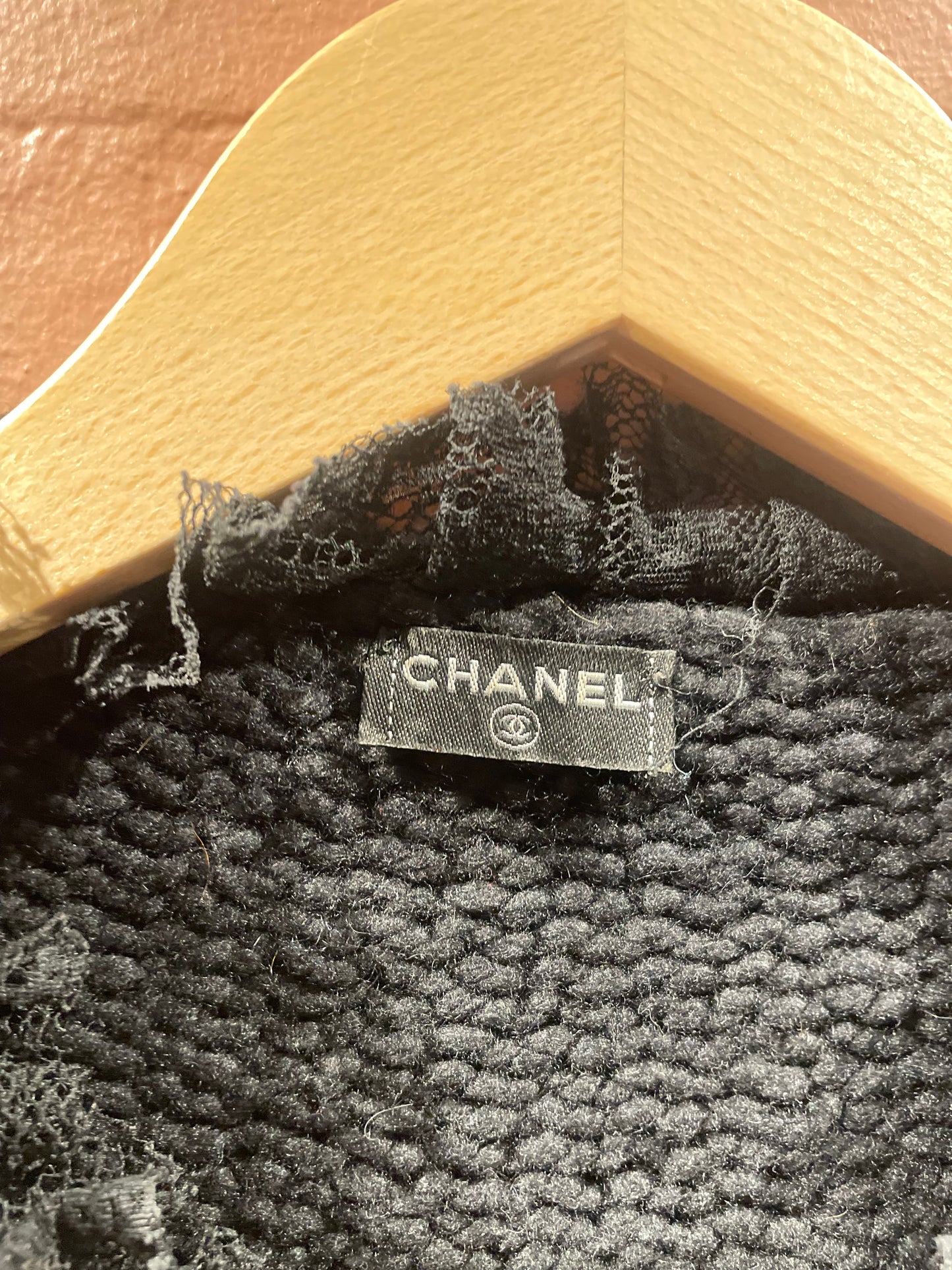 Chanel Cashmere Jakke - sort