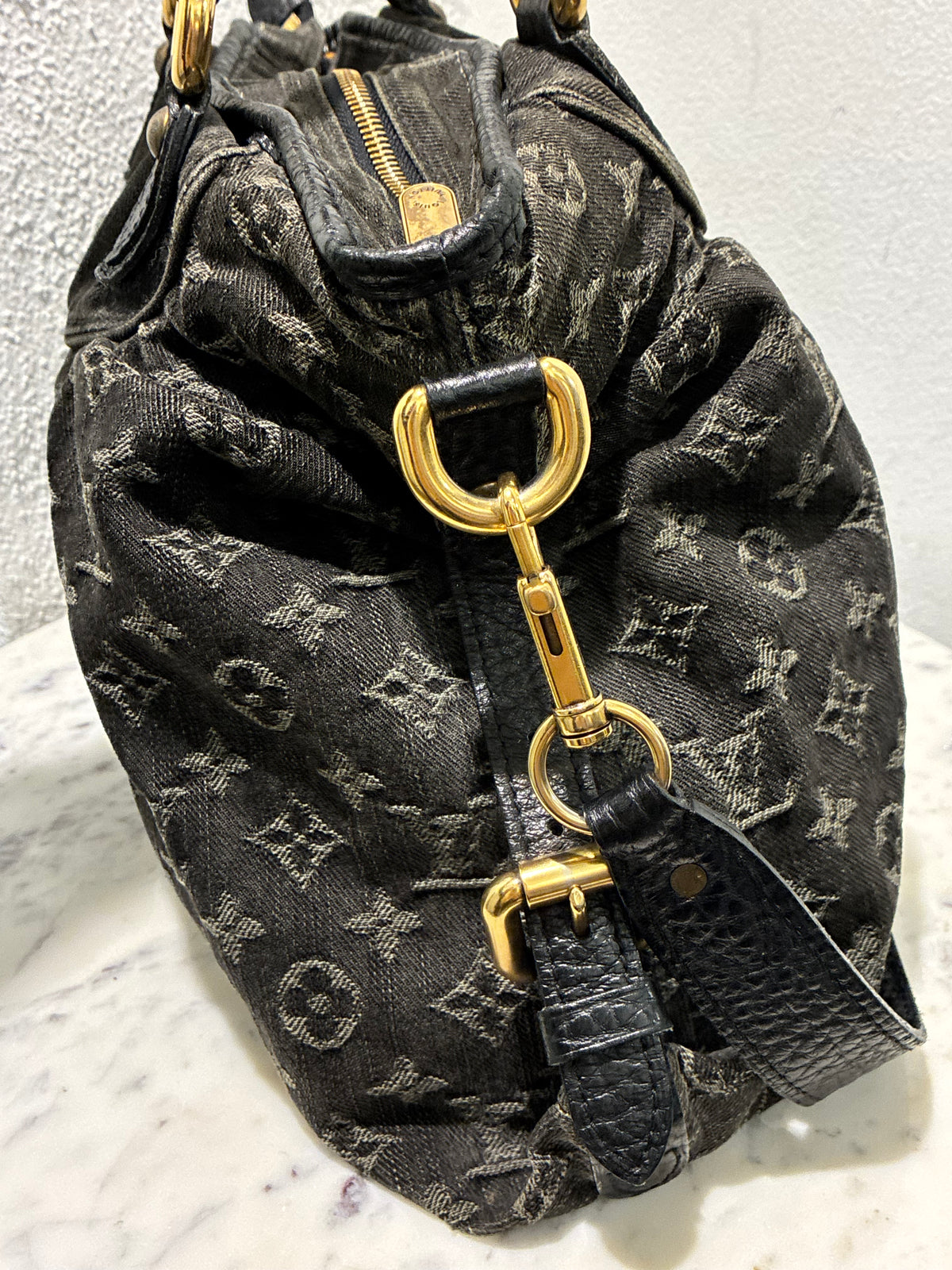 Louis Vuitton - Vintage Denim Neo Cabby Bag
