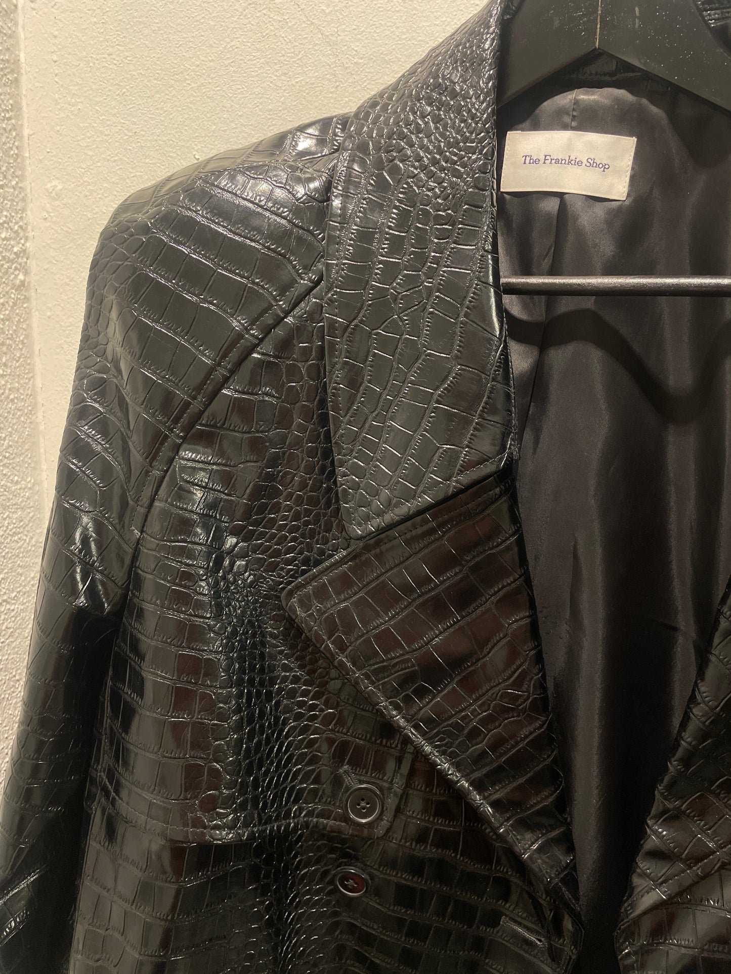 The Frankie Shop - Oversized Croco Blazer - Medinas Wardrobe - S