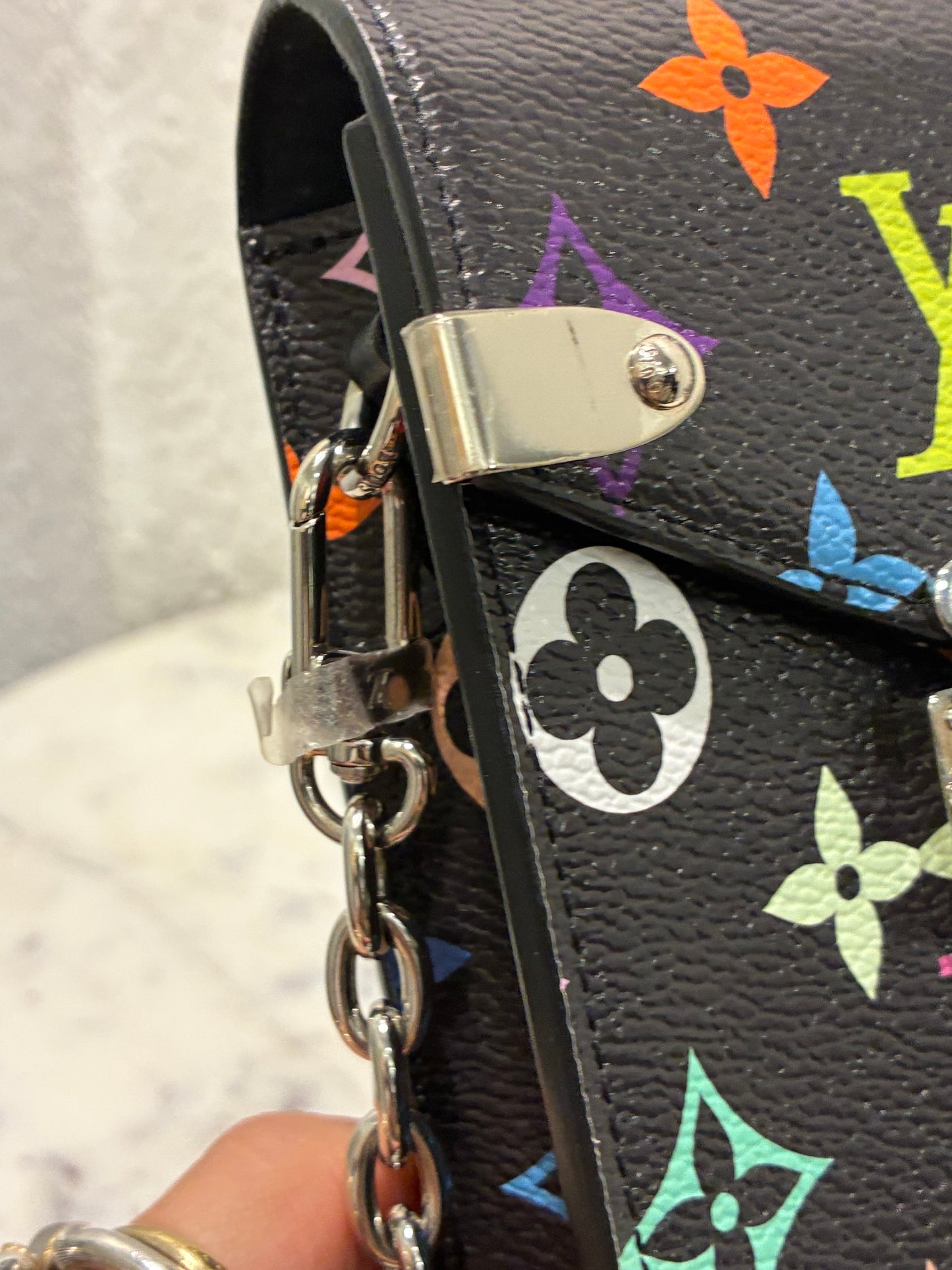 Louis Vuitton x Takashi Murakami Phone Pouch Métis - Full Set