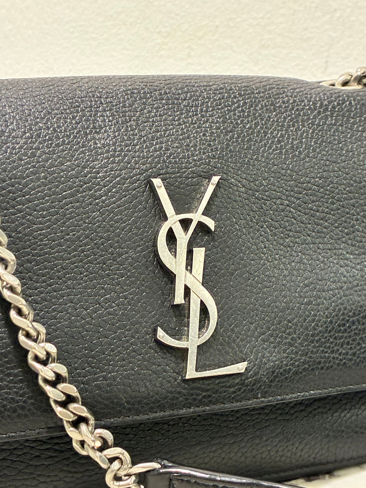 Saint Laurent - Sunset Bag - Black with Silver Hardware