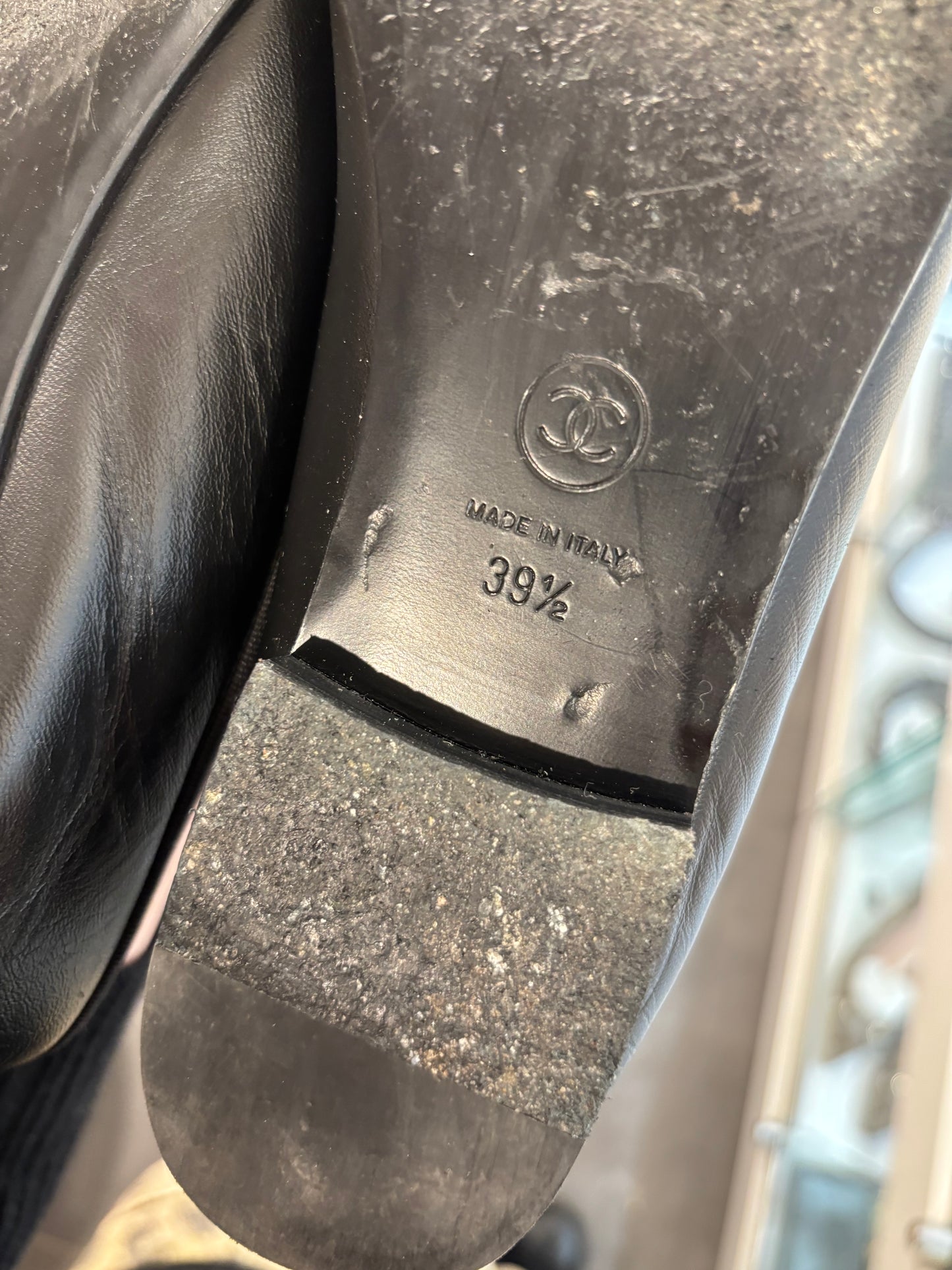 Chanel ballerinas - Black lambskin & patent leather - EU 39,5 - 2025 Collection