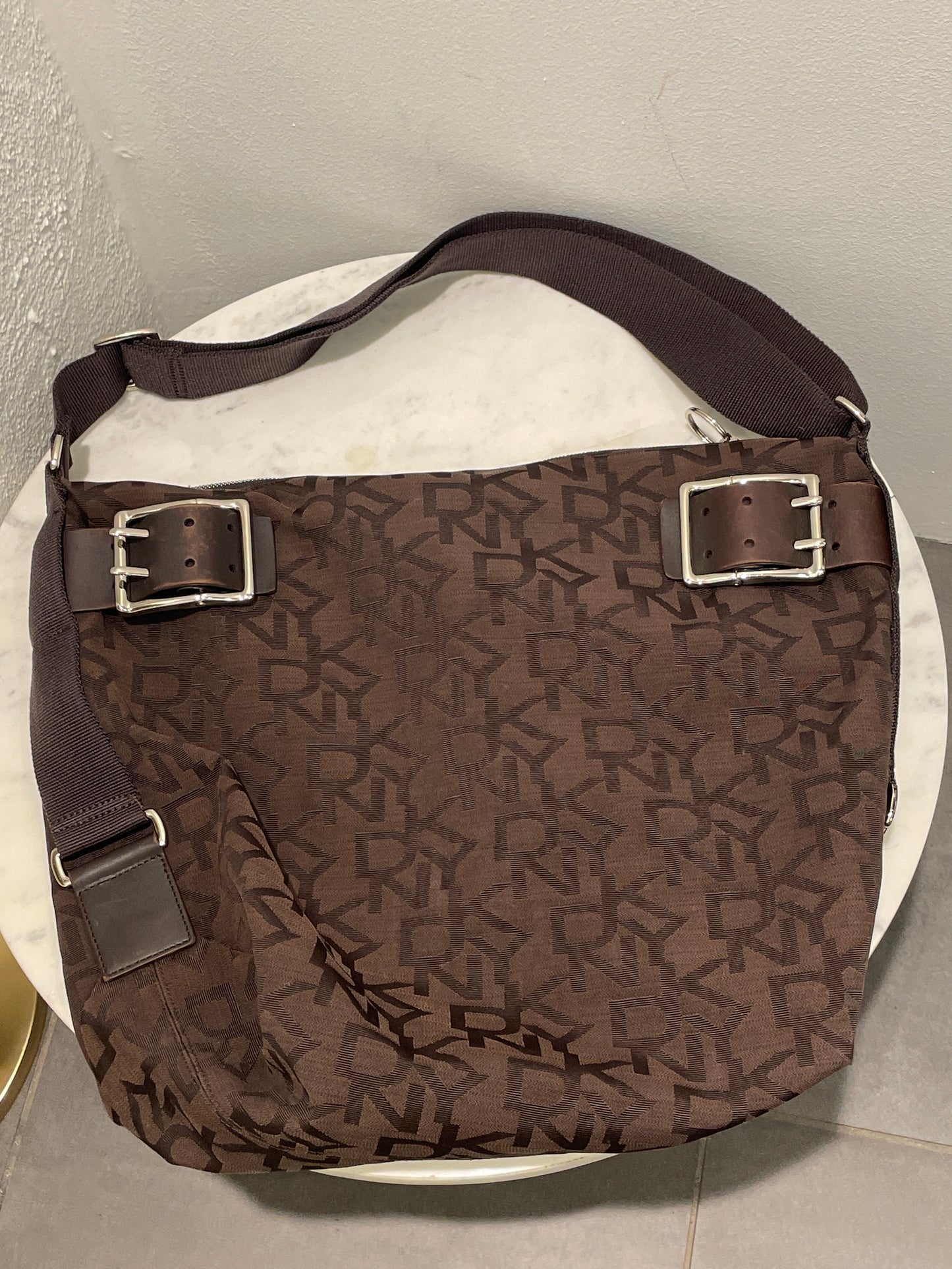 Donna Karan New York Monogram Hobo Tote Bag - 48 x 36 x 18 cm