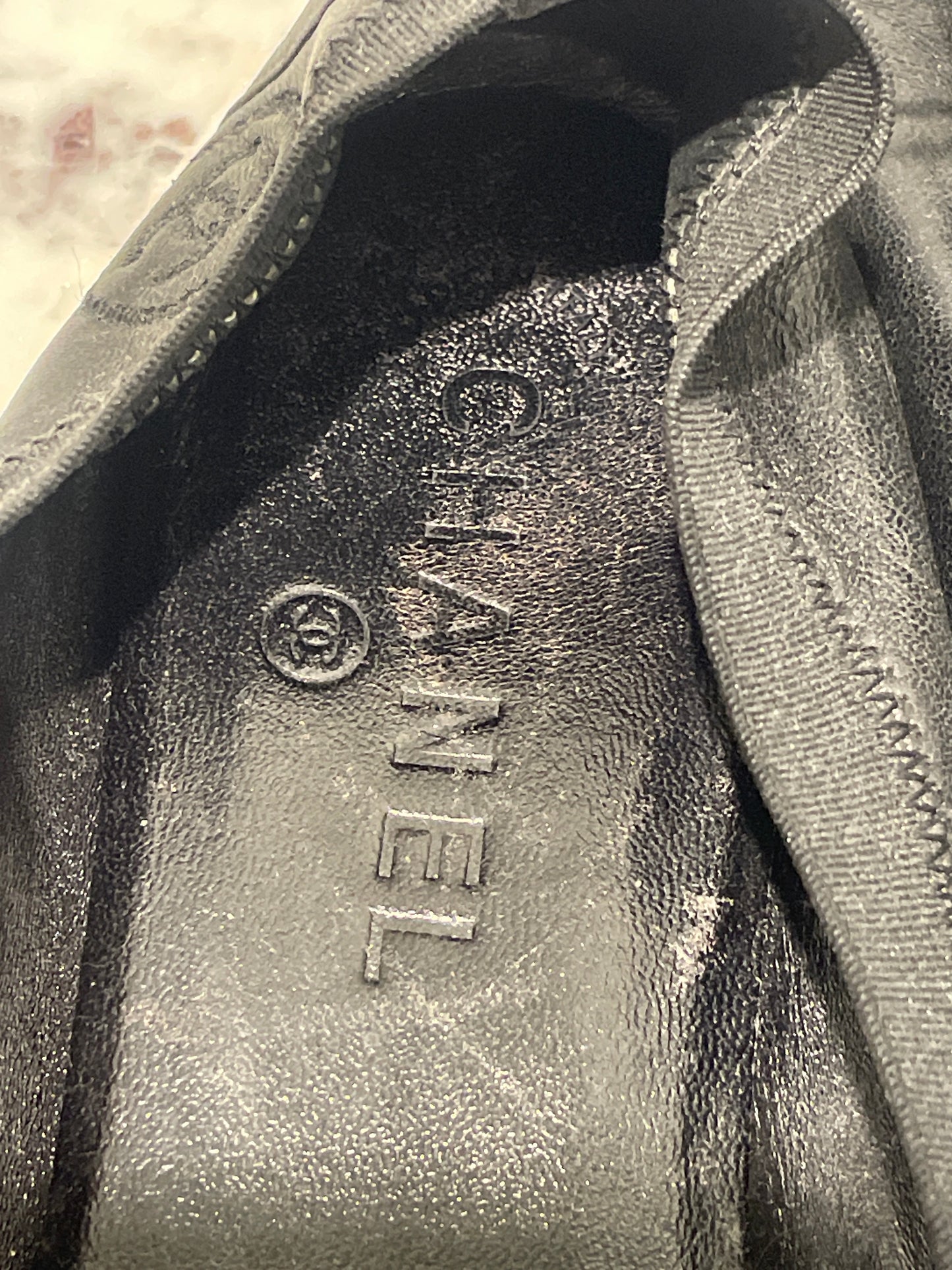 Chanel Ballerinas – Black Leather with Elastic Trim - EU 38