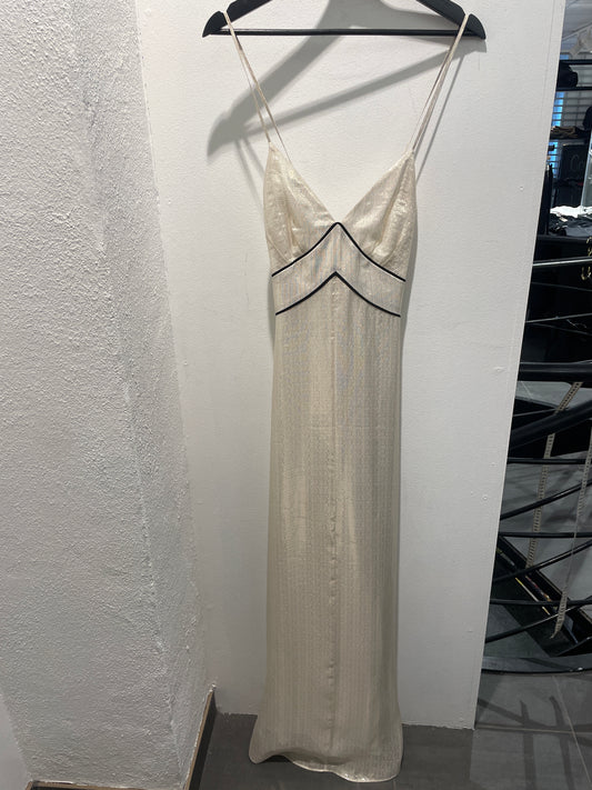 DAY Shimmer Maxi Dress with Chevron Detail - New w. tag - 36
