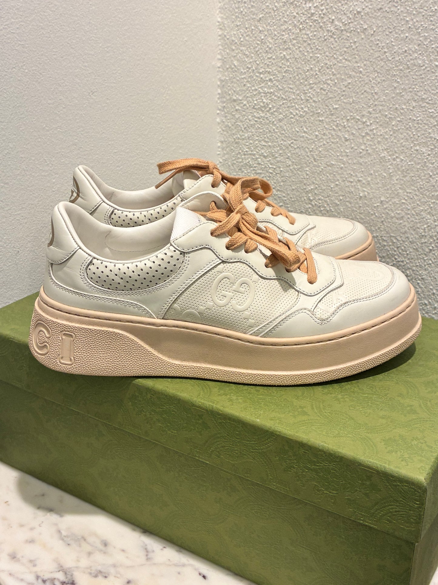 Gucci Sneakers - White & Rose - EU 39,5