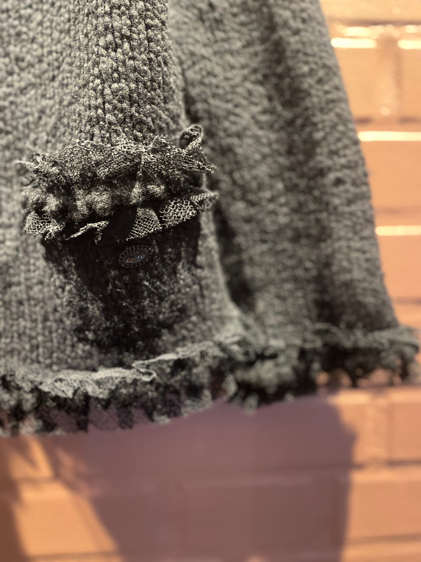 Chanel Cashmere Jakke - sort