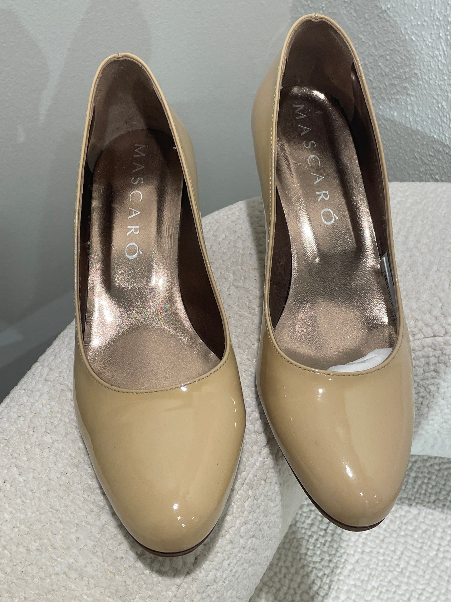 Mascaro – heels / pumps - Patent Leather - sand/beige - 38