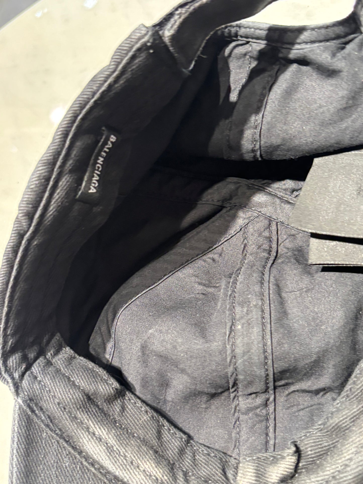 Balenciaga - Logo Cap - Black Vintage - Medinas Wardrobe