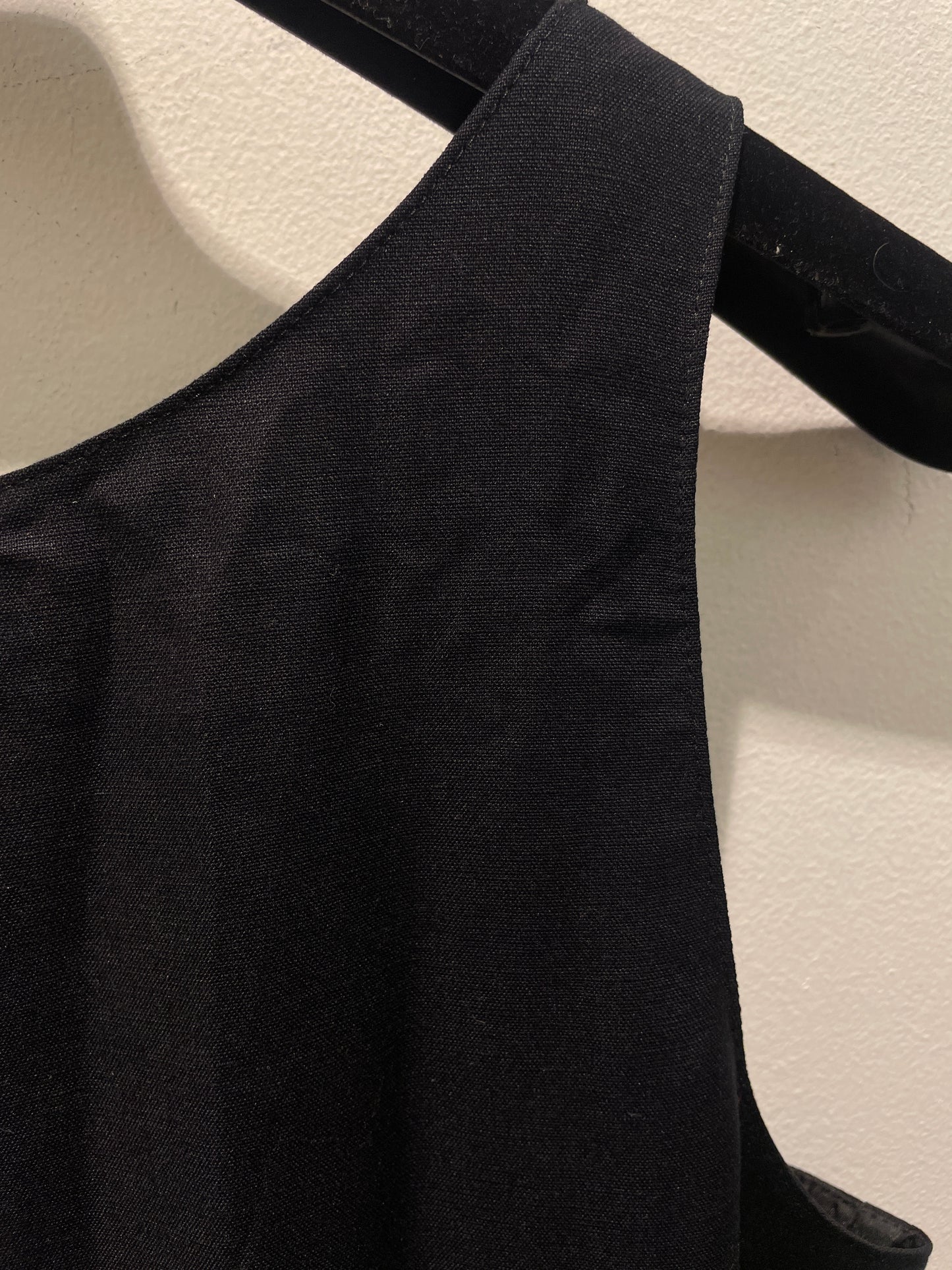 Vintage Italian Shift Dress with Metal Buckles – Size EU 40 (IT 46)