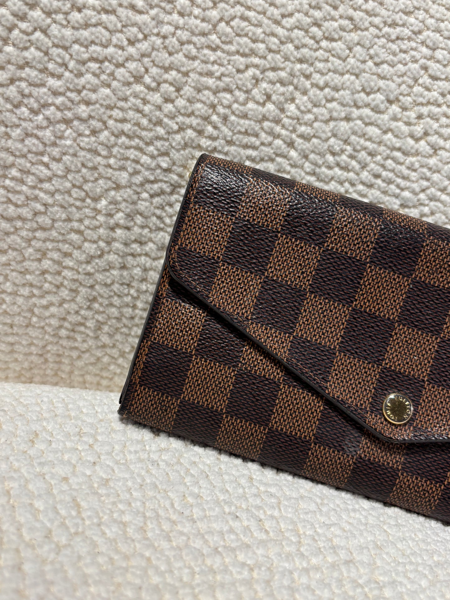 Louis Vuitton Wallet – Damier Ebene Canvas in Brown