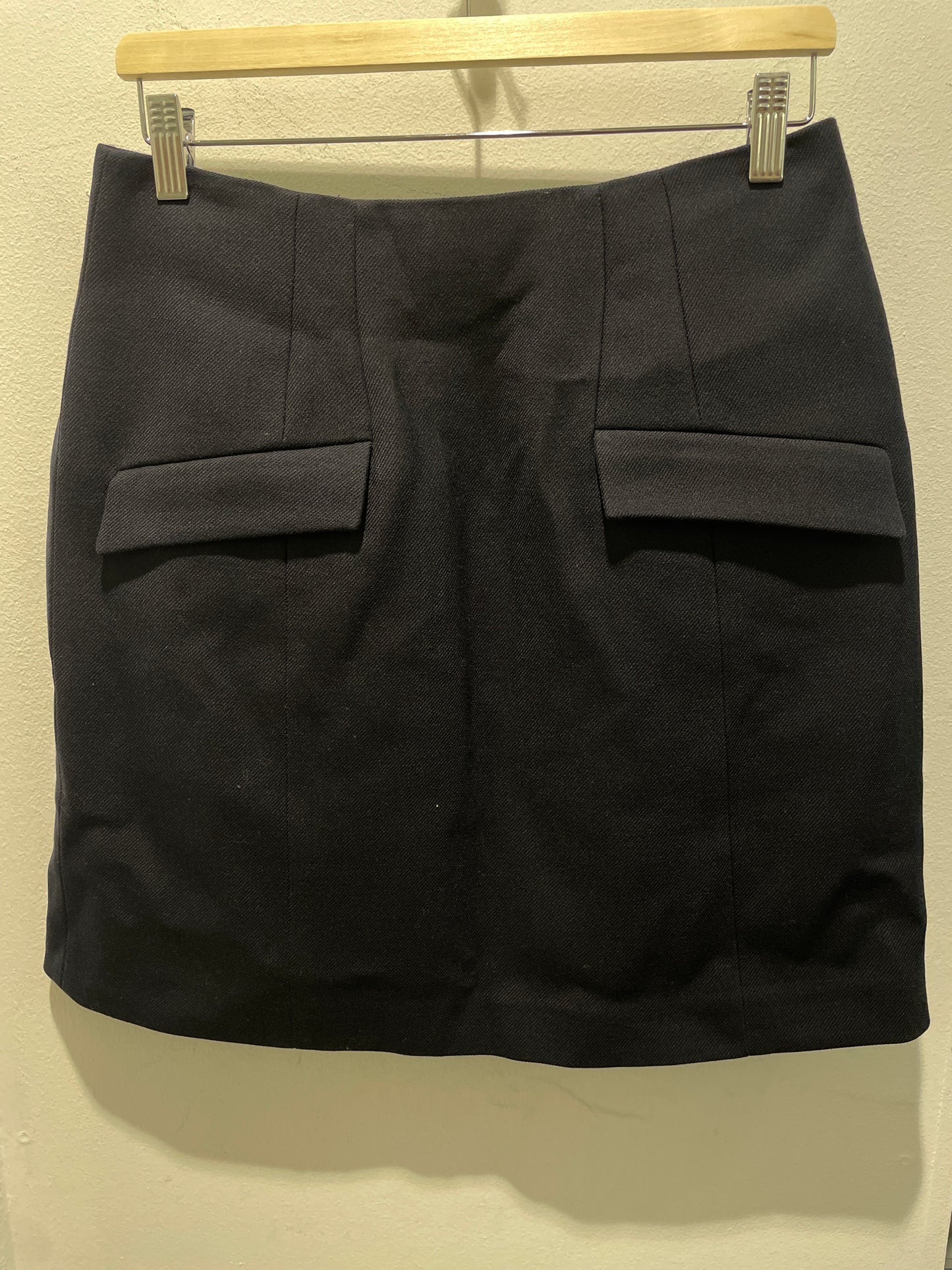 Herskind Tailored Wool Skirt – Size EU 40 / Navy