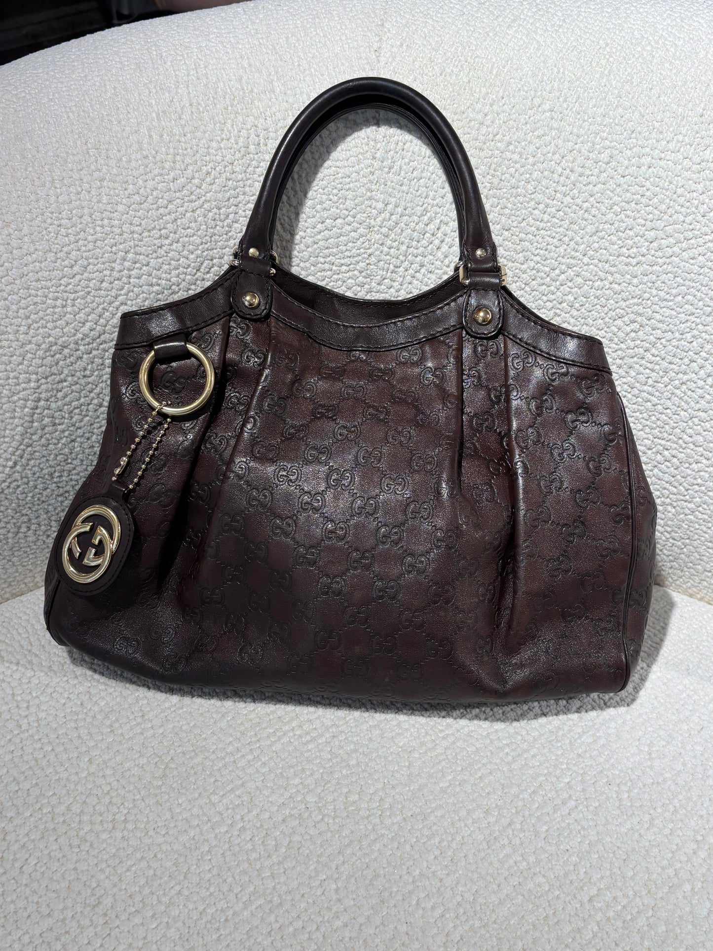 Gucci Sukey Bag – Brown Leather & Gold hardware