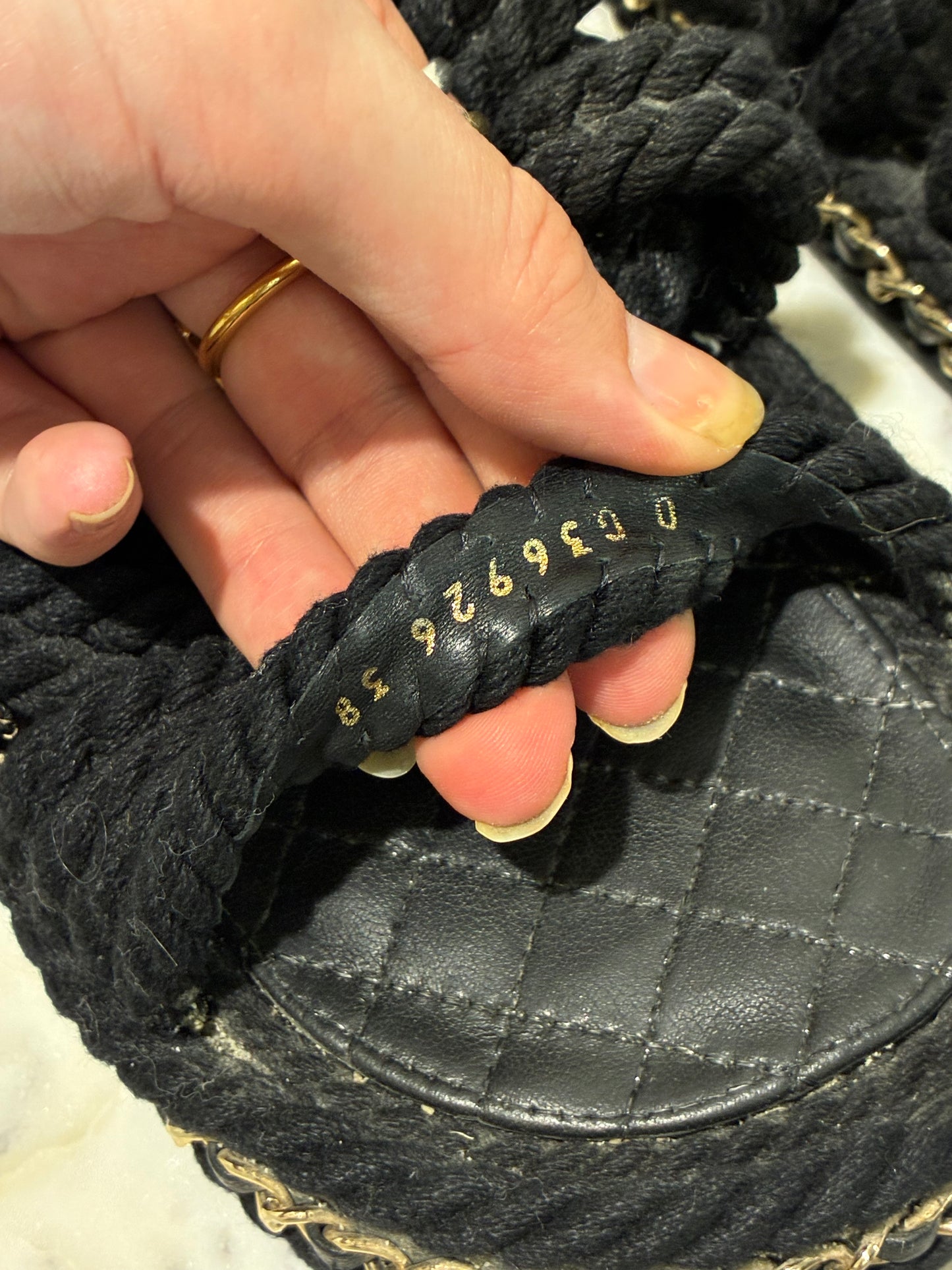 Chanel Sandals - CC logos & rope detailing - 38