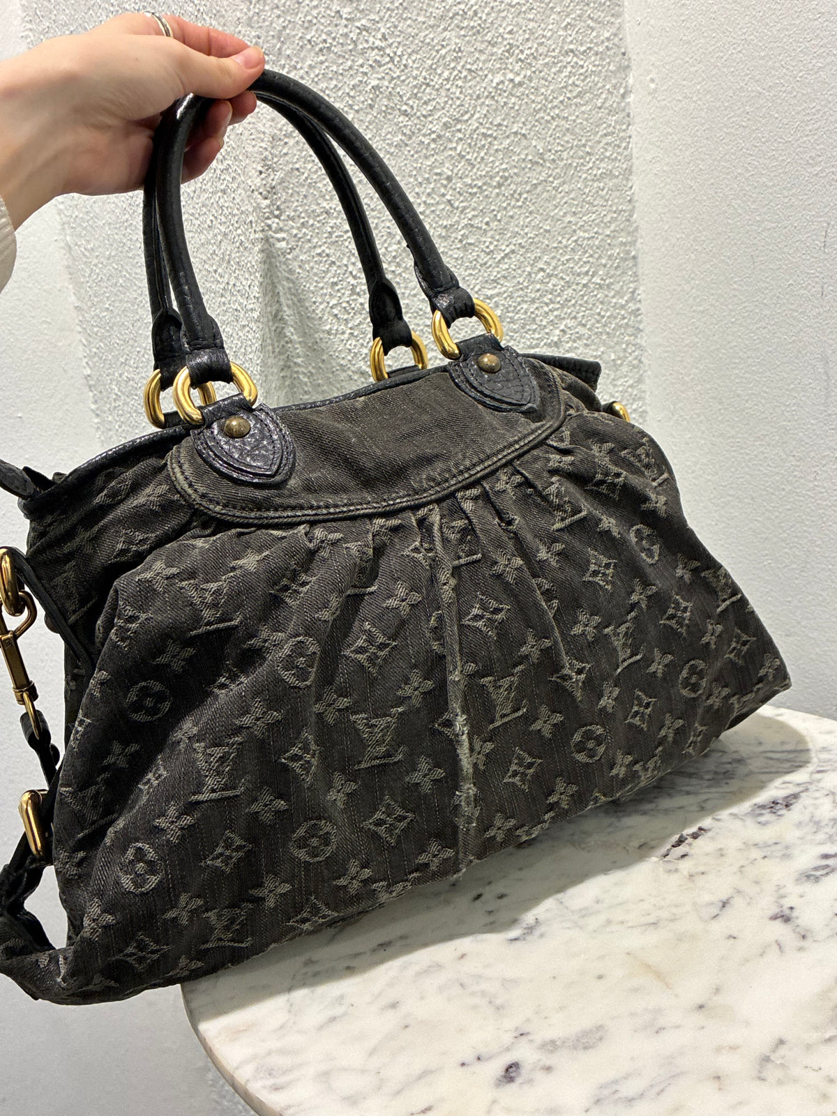 Louis Vuitton - Vintage Denim Neo Cabby Bag