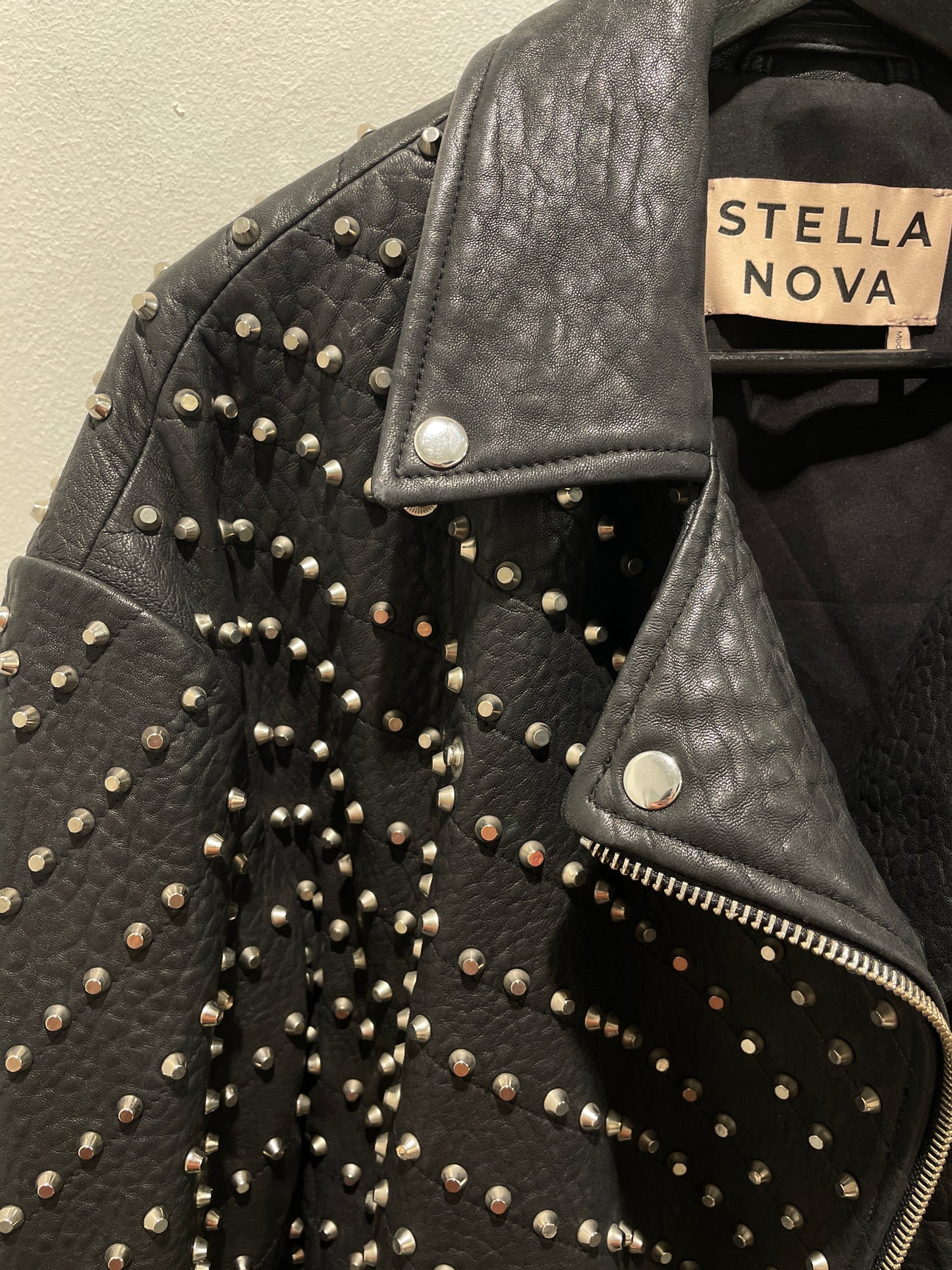 Stella Nova - Oversized & studded biker jacket - Medinas Wardrobe