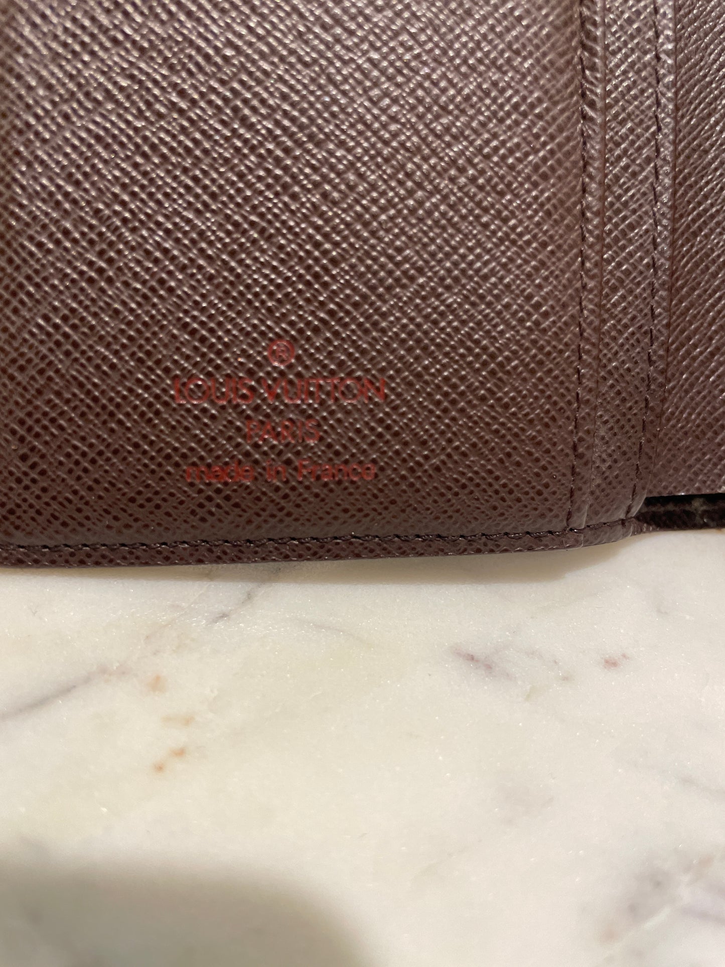 Louis Vuitton French Wallet – Timeless leather wallet in Damier Ebene canvas