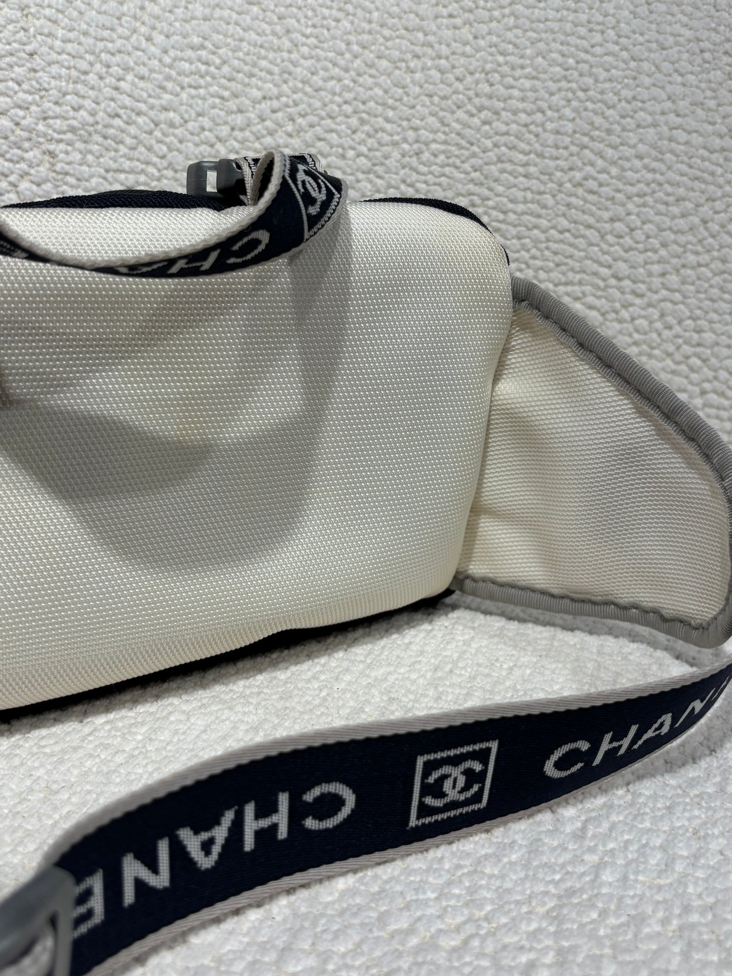 Chanel Sport Line Belt Bag – Grey & Navy Nylon