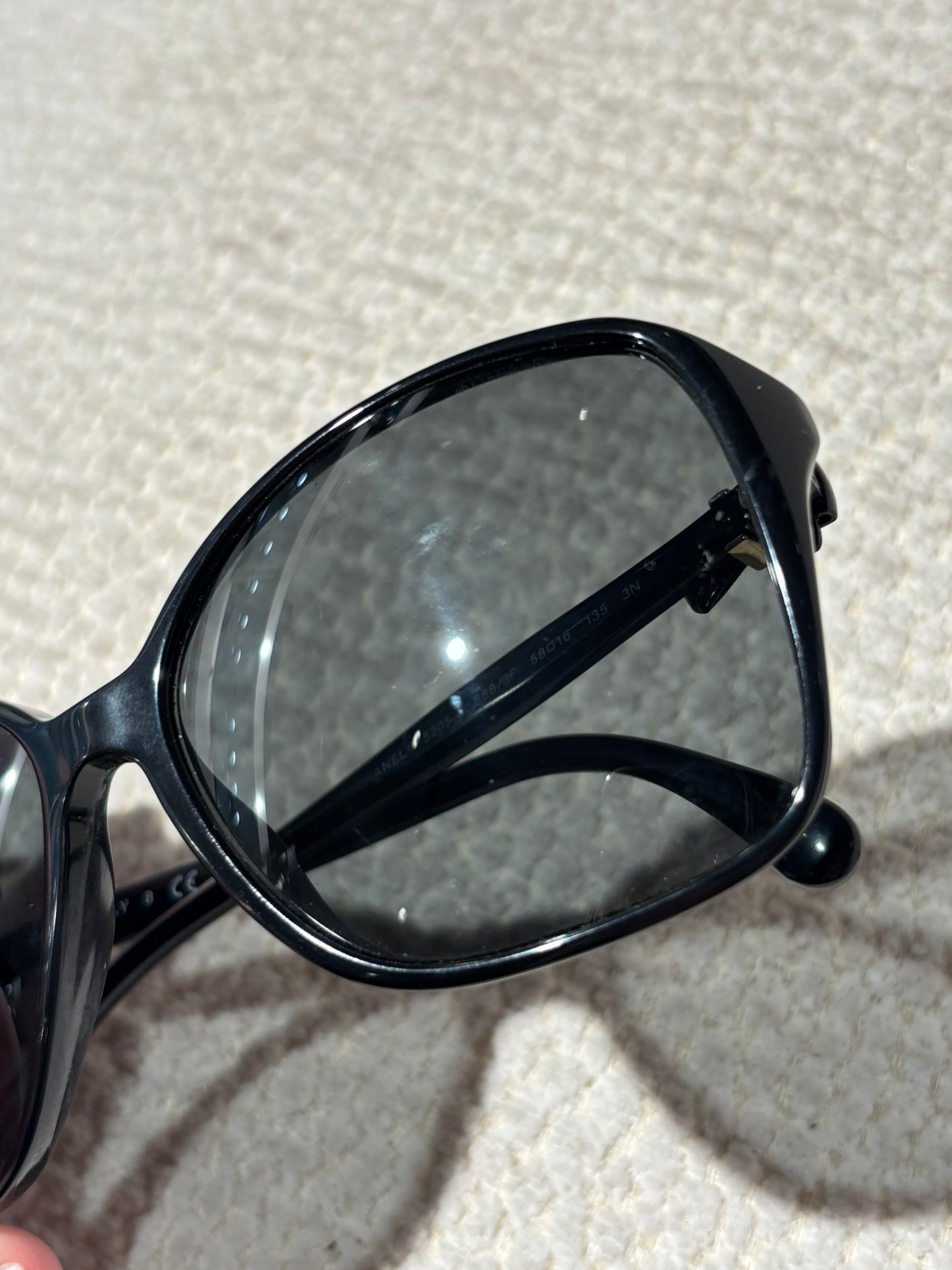 Chanel Sunglasses - Black with Bow