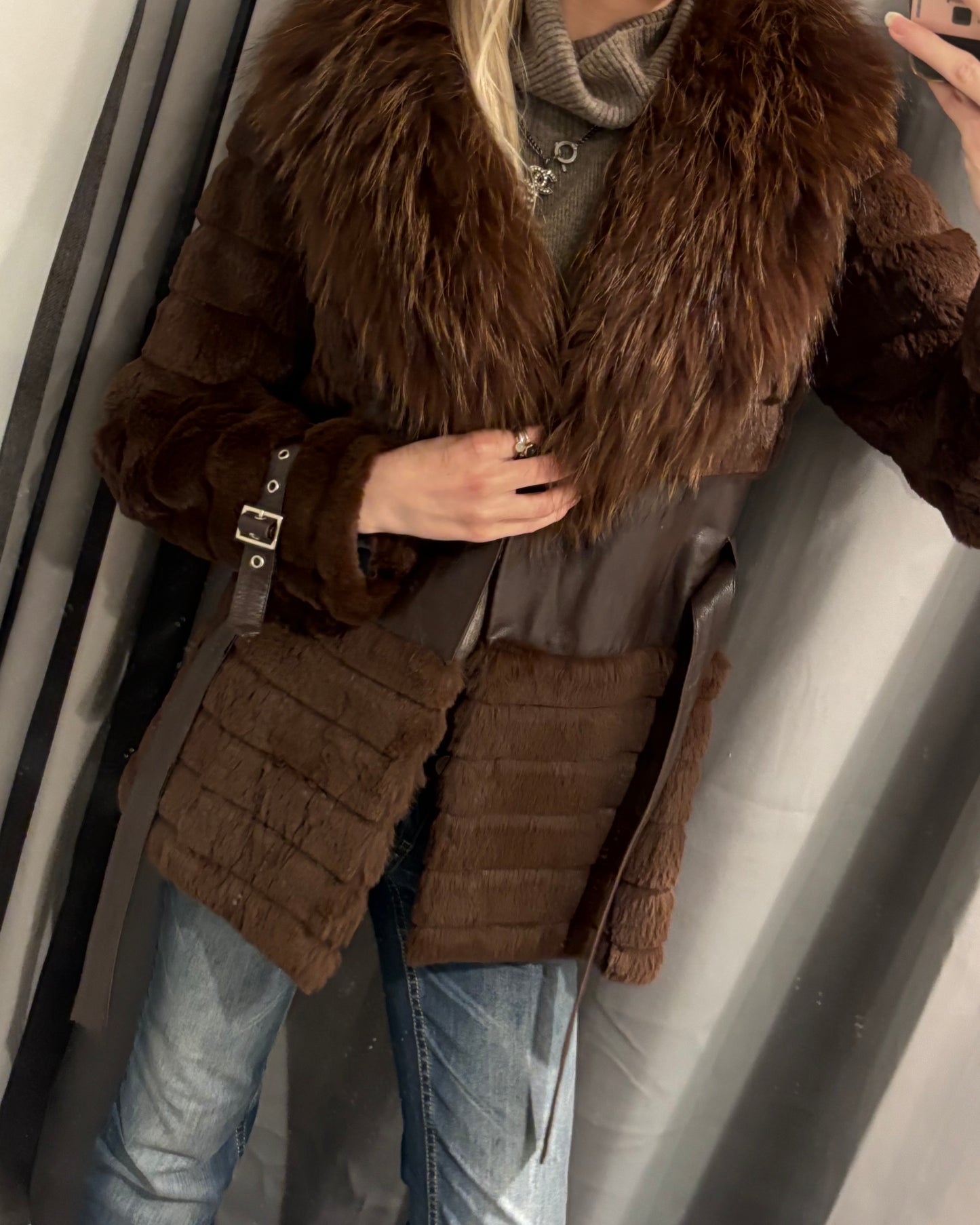 Alex Petersen Fur Jacket - Rabbit & Fox - Size S-L