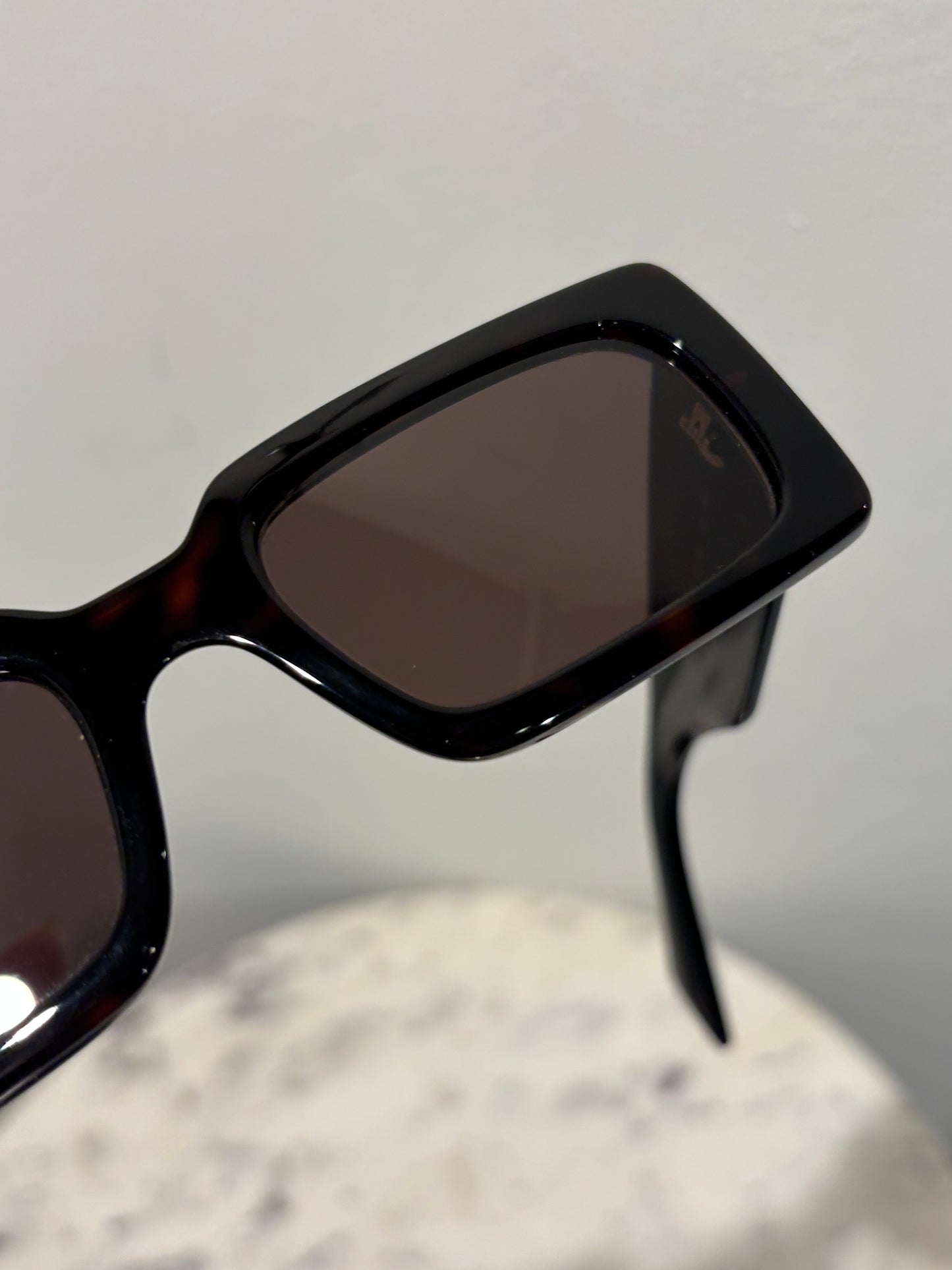 Prada Sunglasses - Tortoise with Logo - Medinas Wardrobe