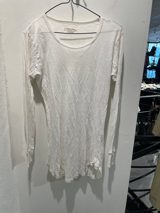Isabel Marant Etoile - white top - oversized (Long) S - Medinas Wardrobe