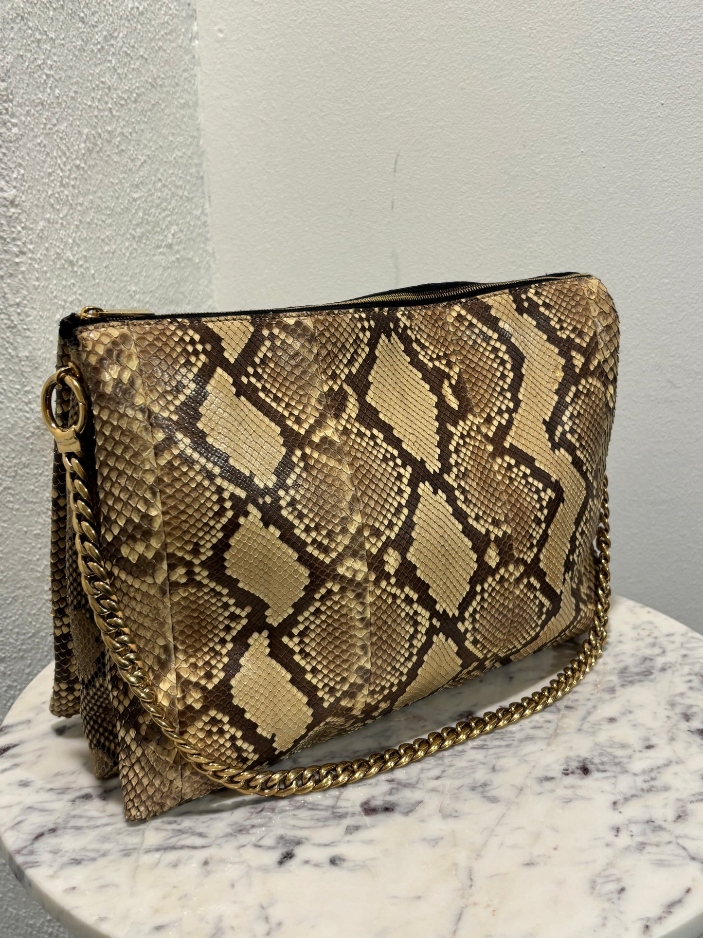 Celine - Python Bag - w. Gold Hardware - Medinas Wardrobe
