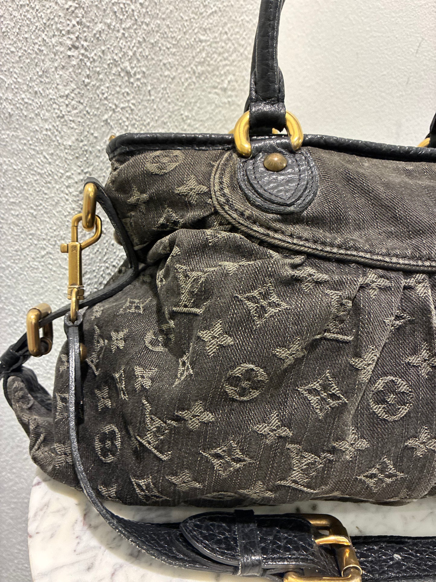 Louis Vuitton - Vintage Denim Neo Cabby Bag