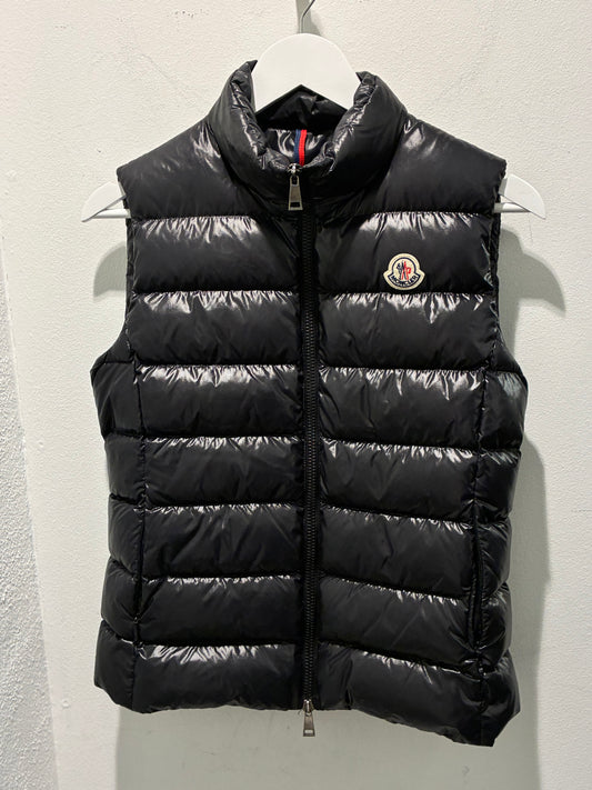 Moncler Jacket - Black with Logo - Size XS