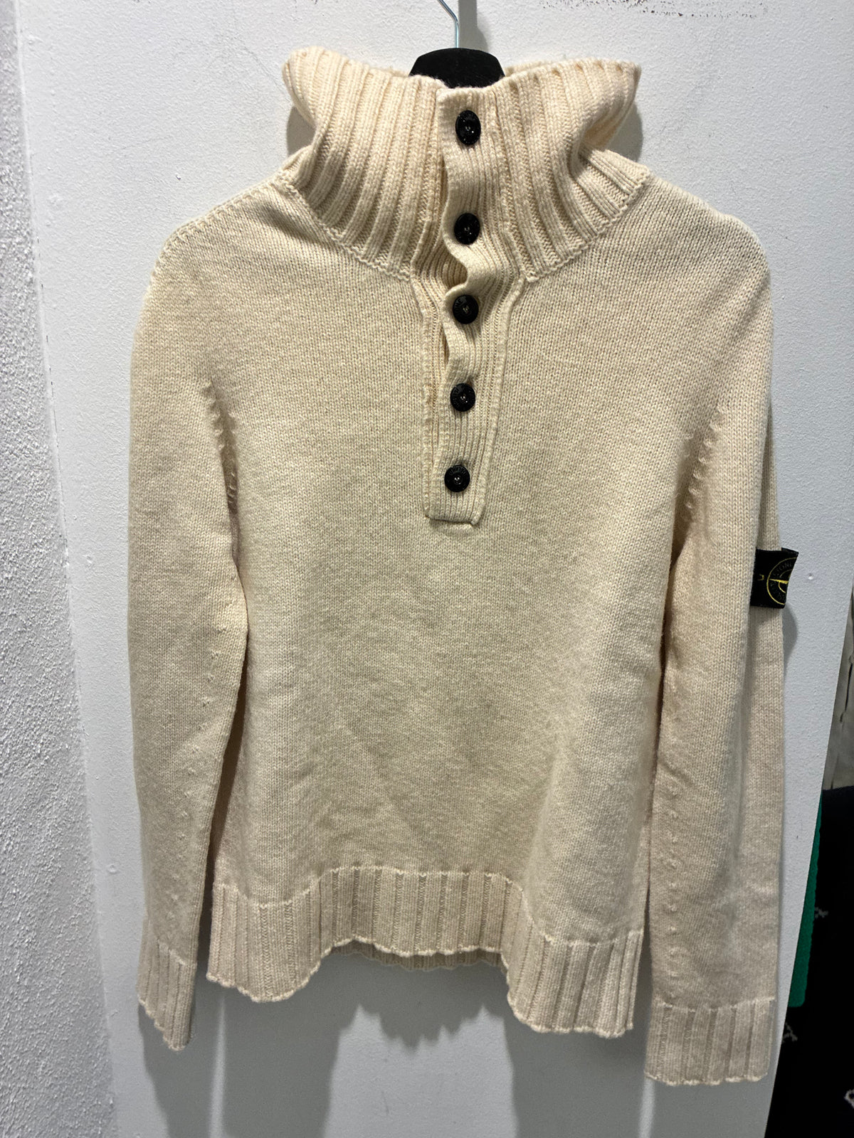 Stone Island - Wool Knit with High Neck - S & M
