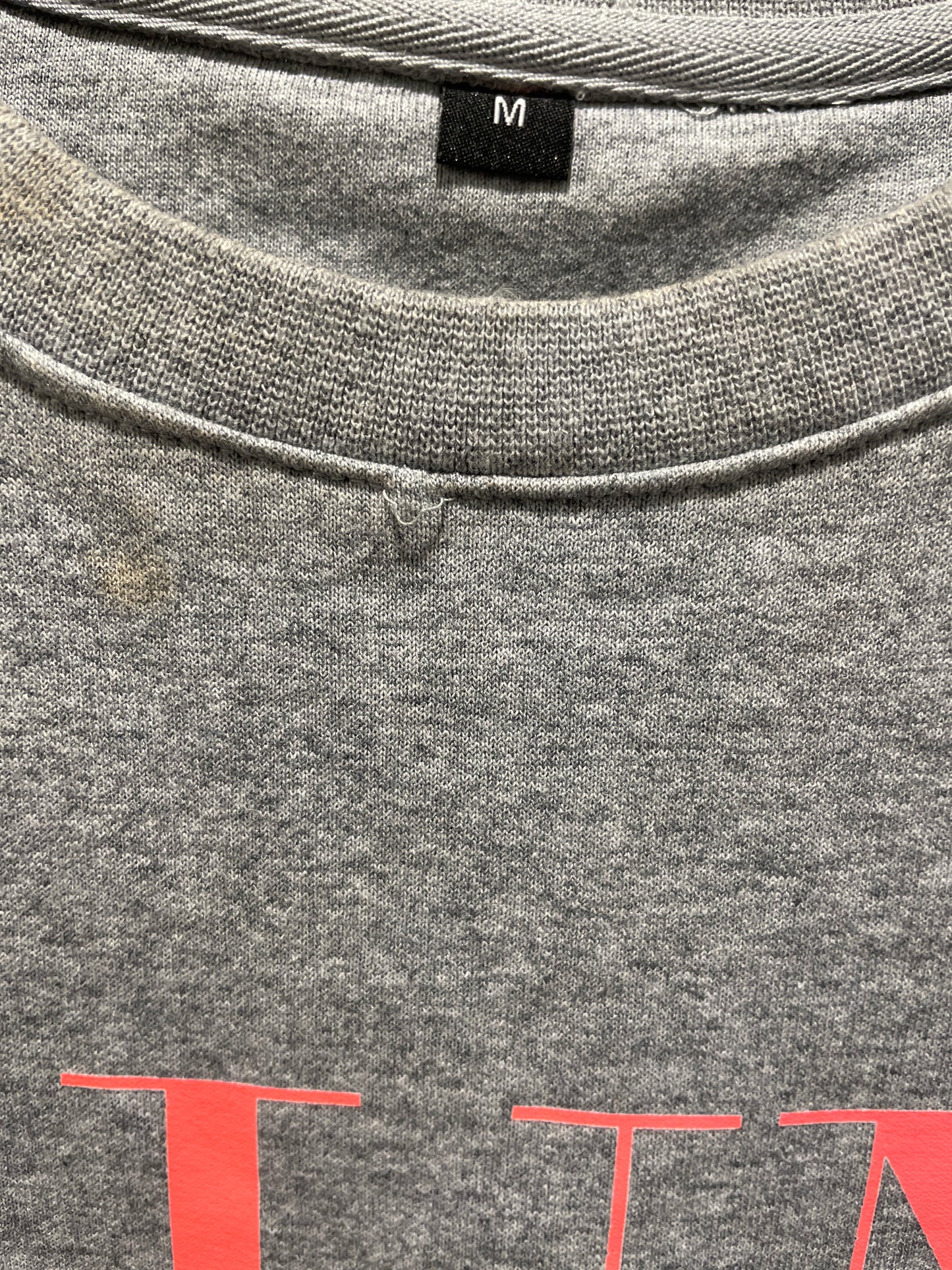 KUN FOR MIG - Sweatshirt - Grey melange w. coral - Medinas Wardrobe - M