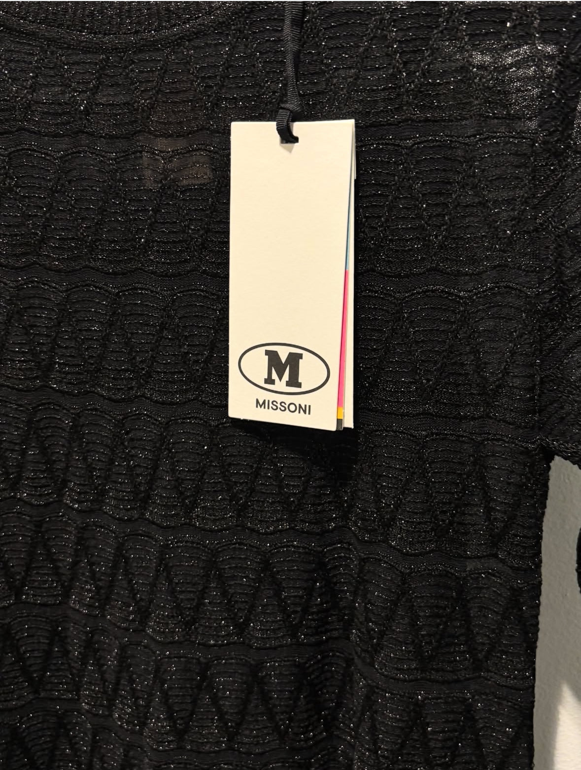 Missoni Dress – Black with Monogram - EU 38