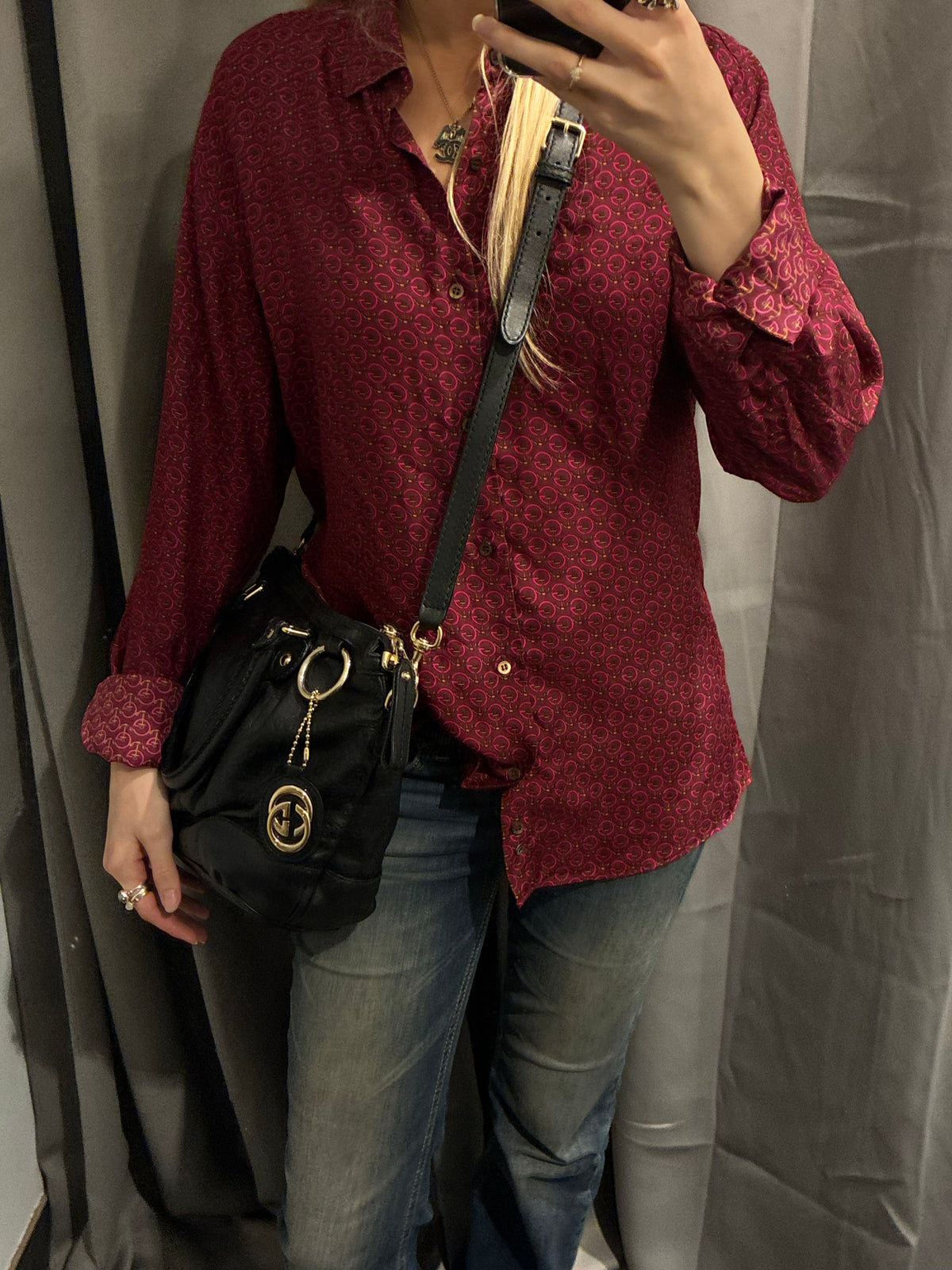 Gucci Guccissima Bag – Black Leather & Gold Hardware