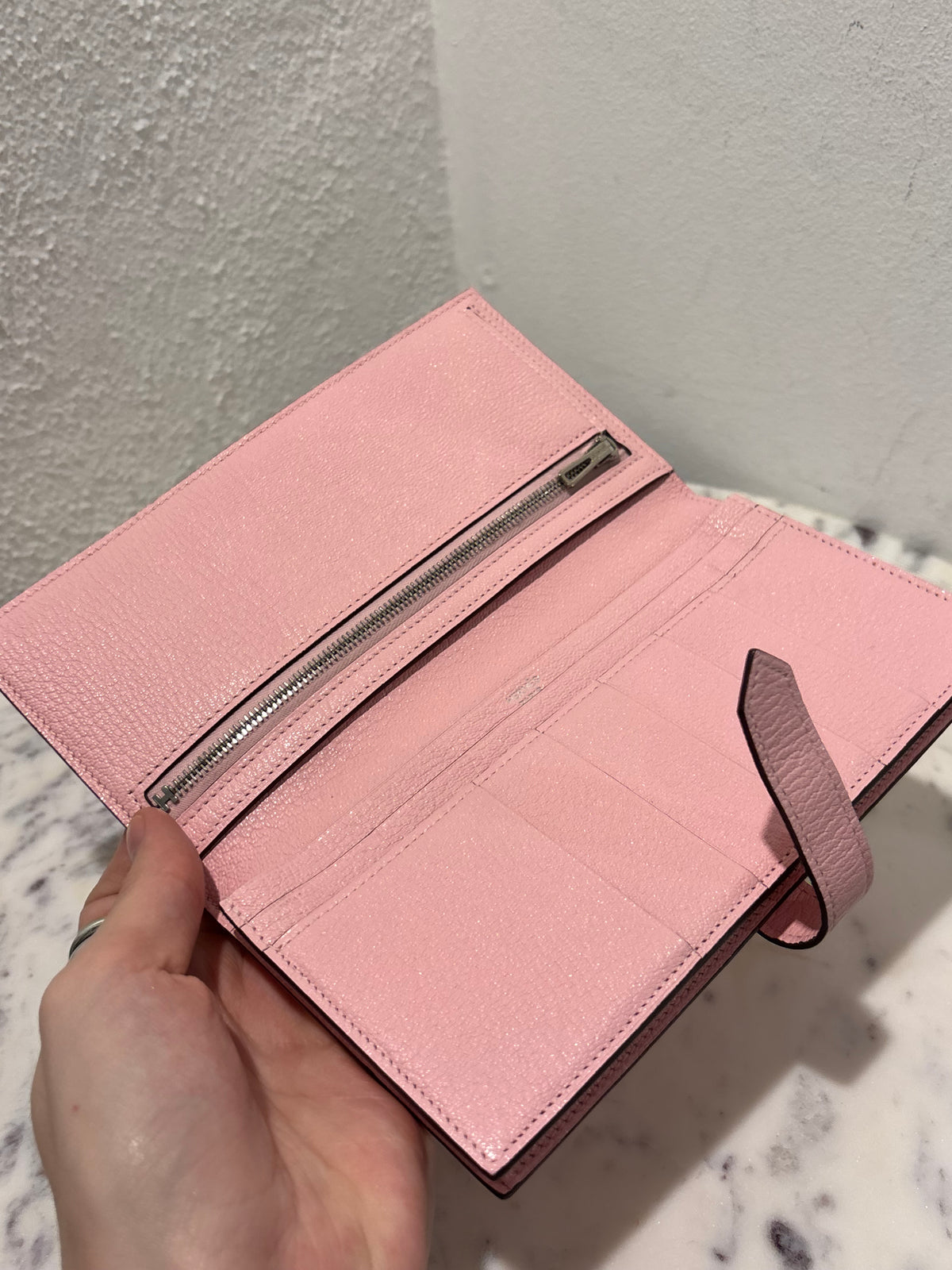 Hermès Béarn - Rose Sakura w. Palladium Hardware