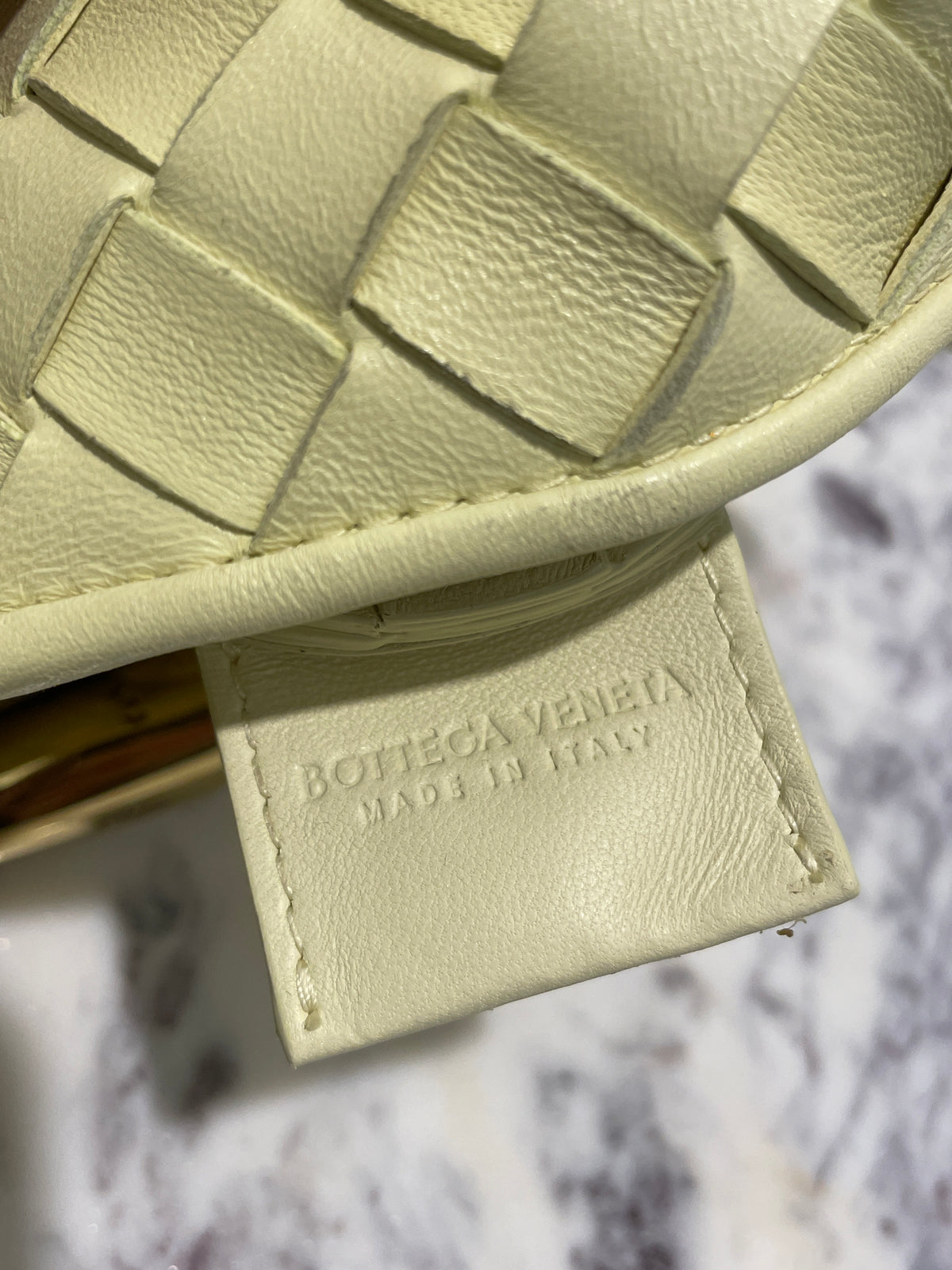 Bottega Veneta - Mini Sardine - Ice Cream Yellow - Medinas Wardrobe