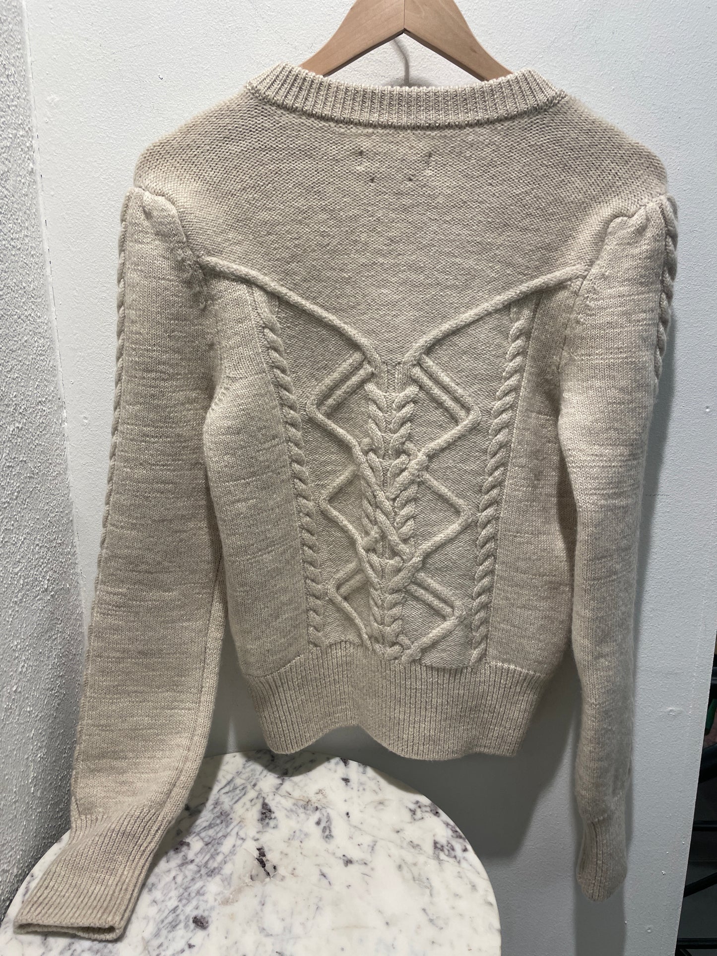 Isabel Marant Cable-Knit Wool Sweater - S/M