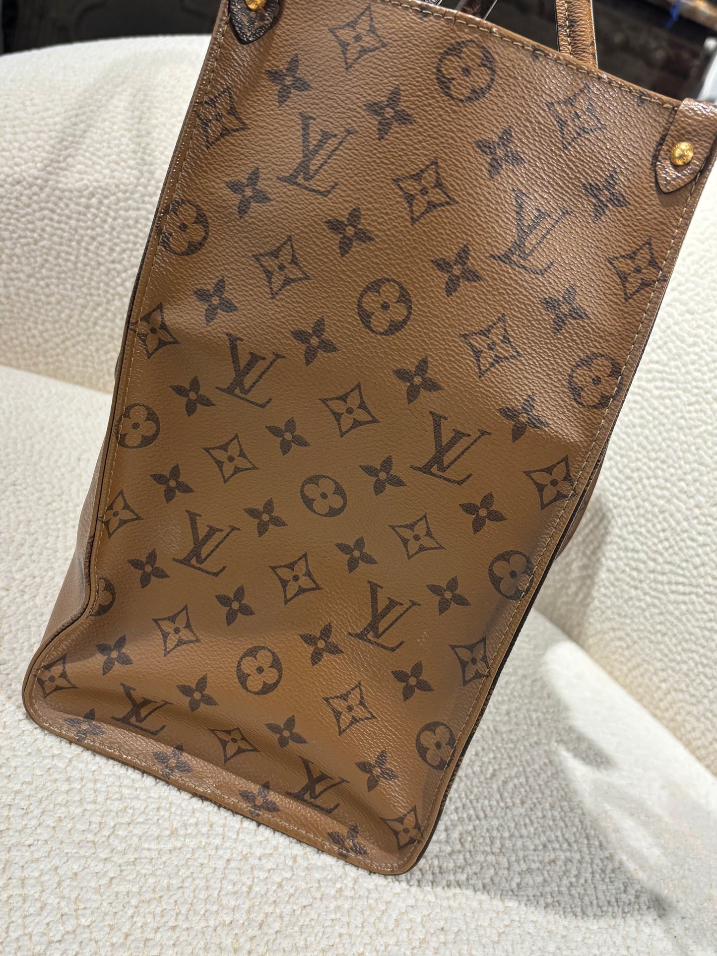 Louis Vuitton – Onthego- Brown & Light Brown Monogram Tote