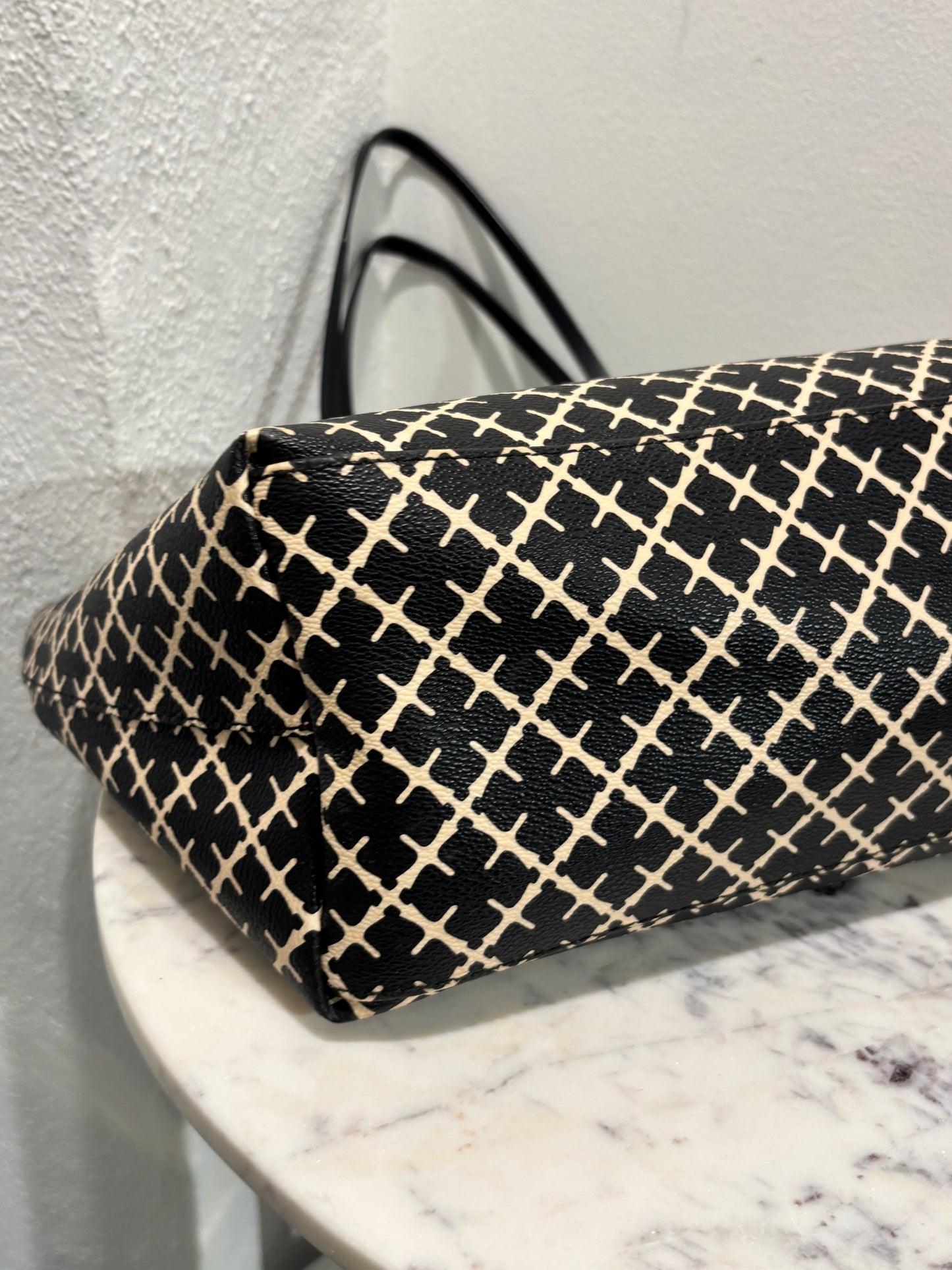 Malene Birger - Tote - Black Monogram - Medinas Wardrobe