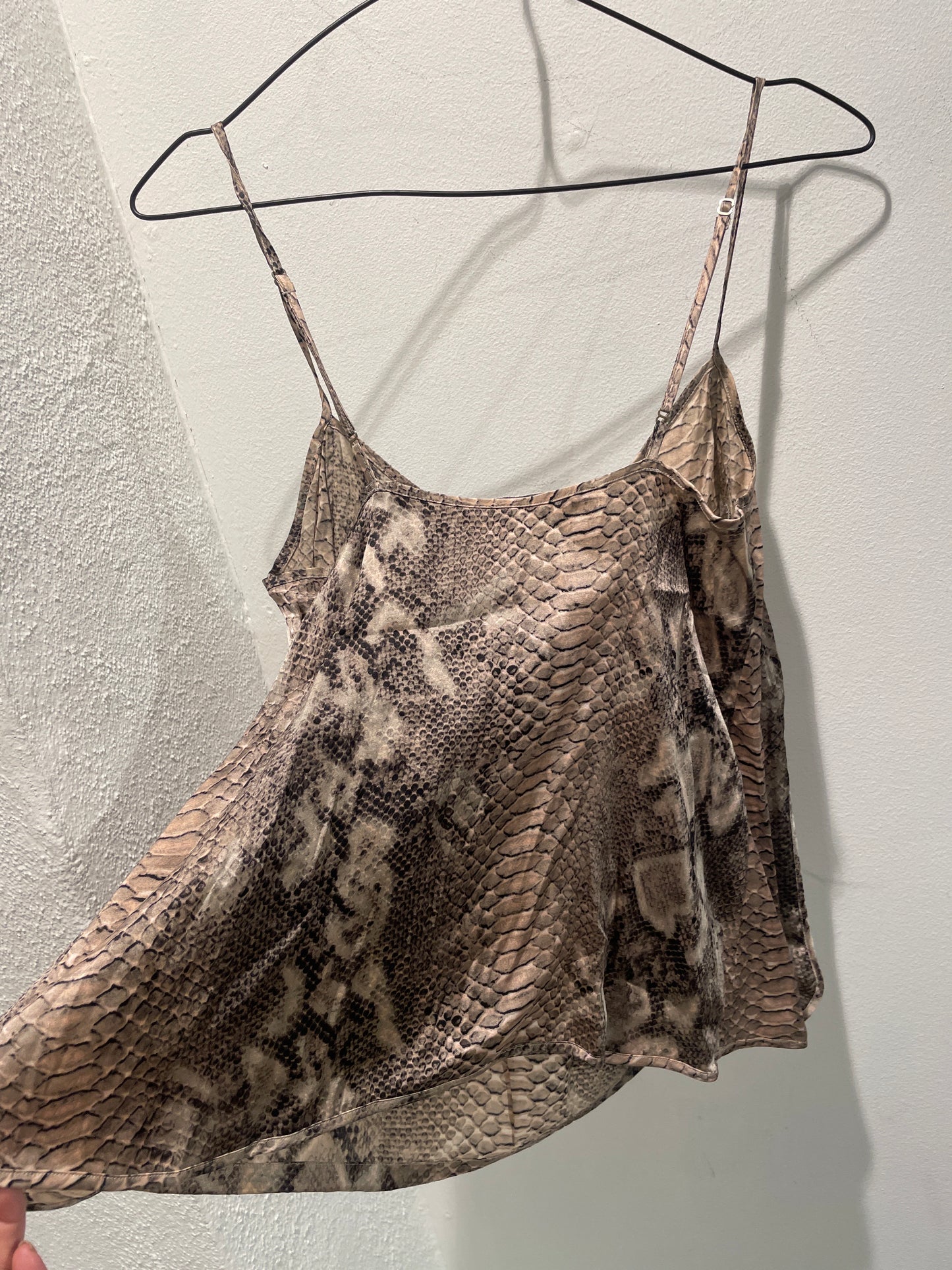 Stella McCartney - Silk top - python print - S-L - Medina’s Wardrobe