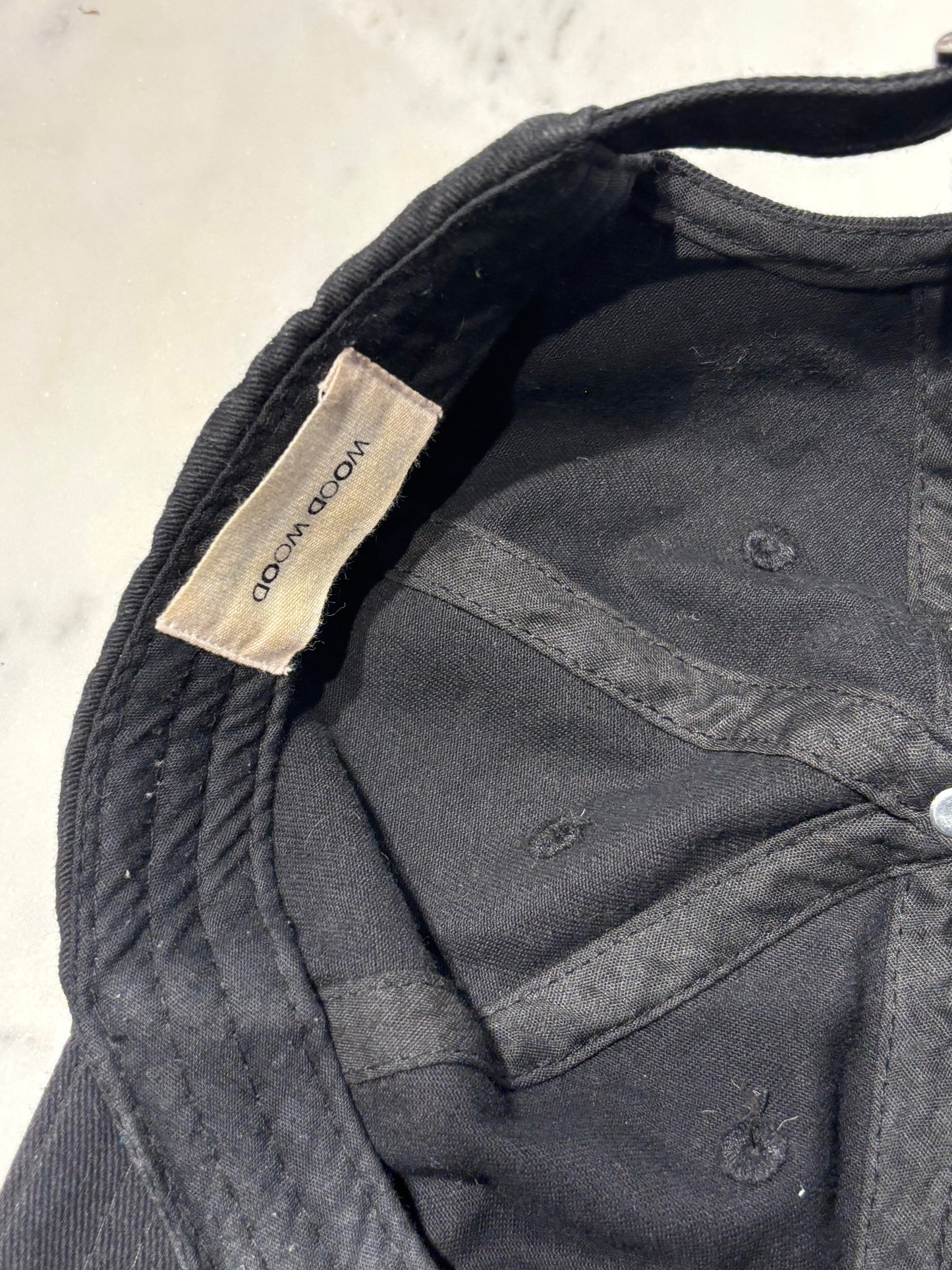 Wood Wood - Black & White Cap - Medinas Wardrobe