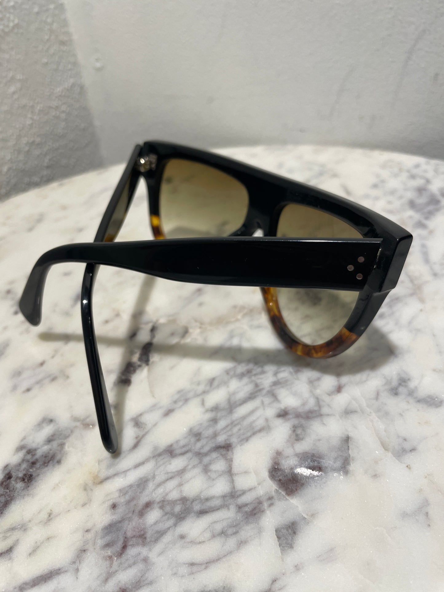 Celine Shadow Sunglasses – One Size / Black Tortoise