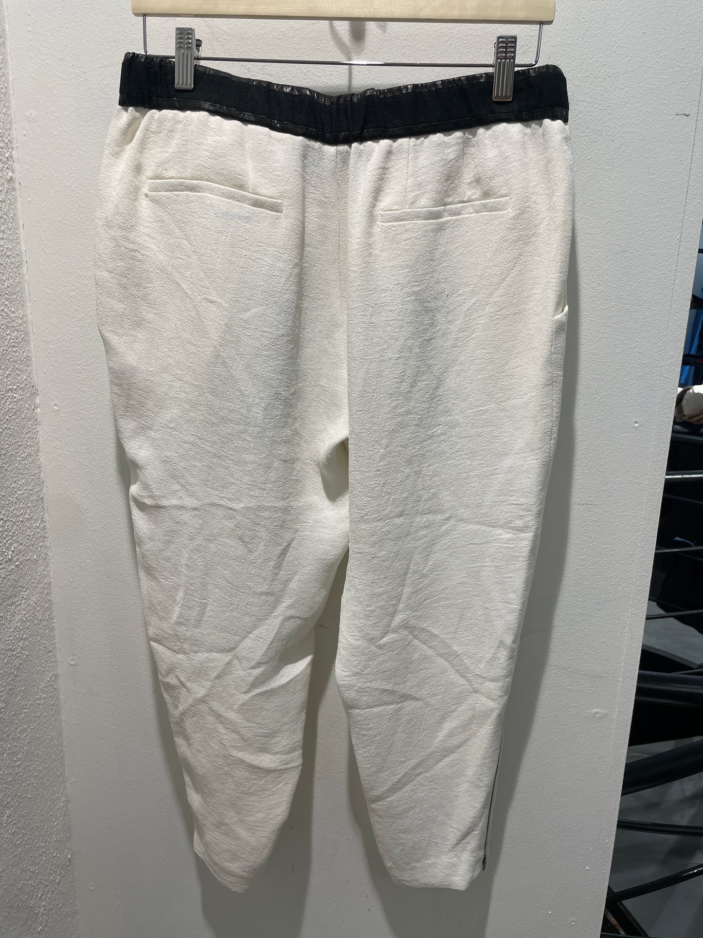 Helmut Lang Utility Pants – White & Black - XS/S