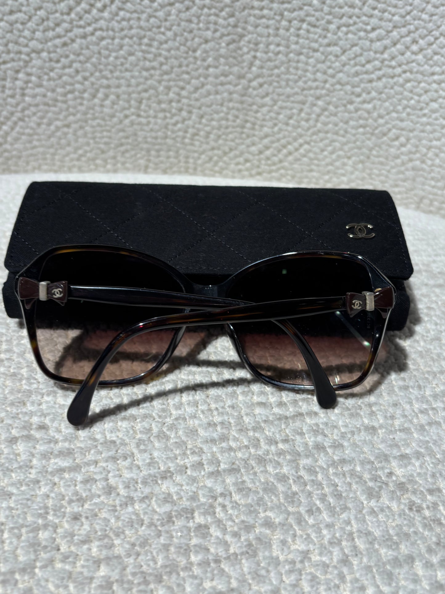 Chanel Sunglasses - Brown with Bow
