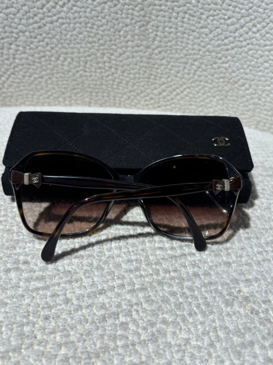 Chanel Sunglasses - Brown with Bow