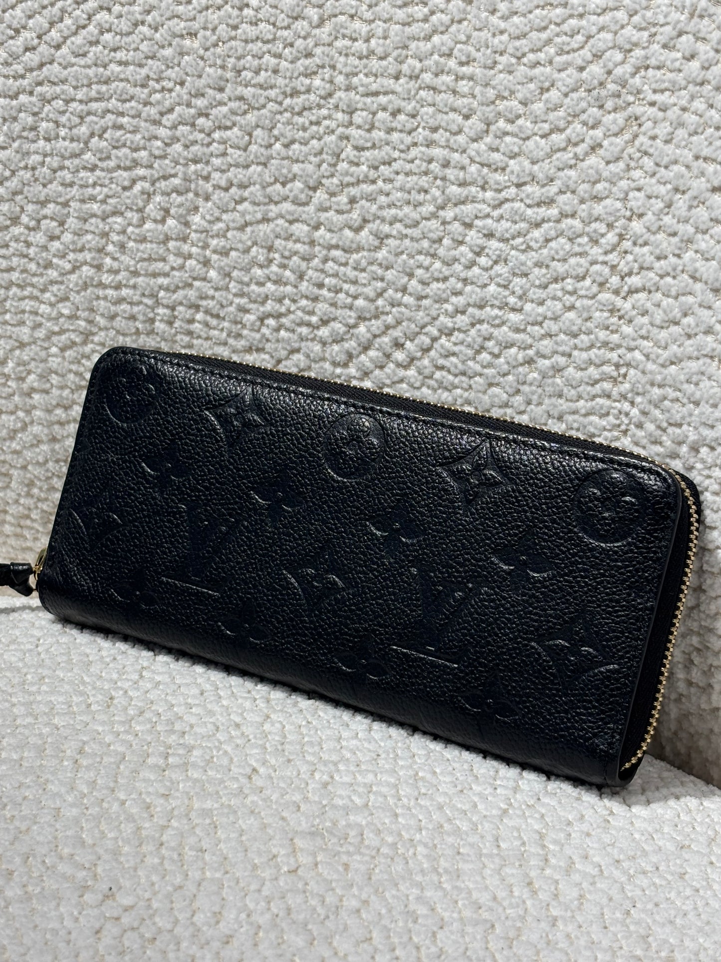 Louis Vuitton Wallet – Monogram Empreinte Leather in Black