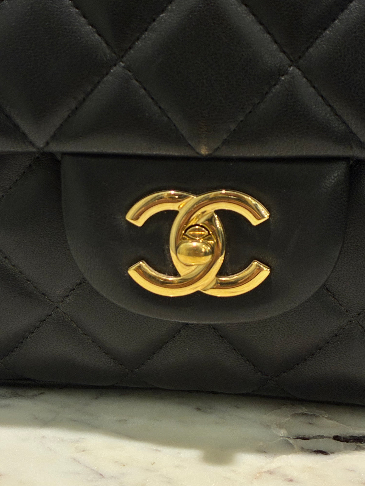 Chanel Jumbo Classic Single Flap – Black Lambskin & Gold Hardware