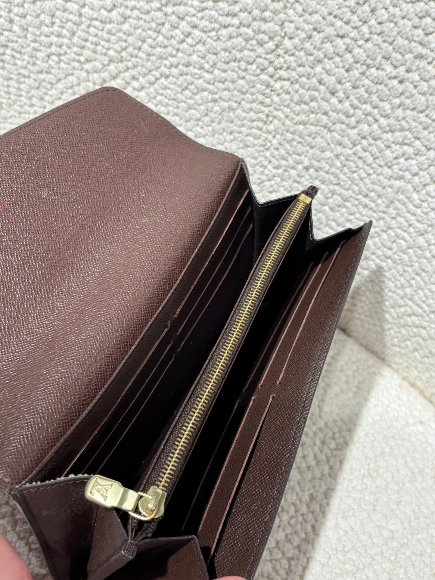 Louis Vuitton Wallet – Damier Ebene Canvas in Brown