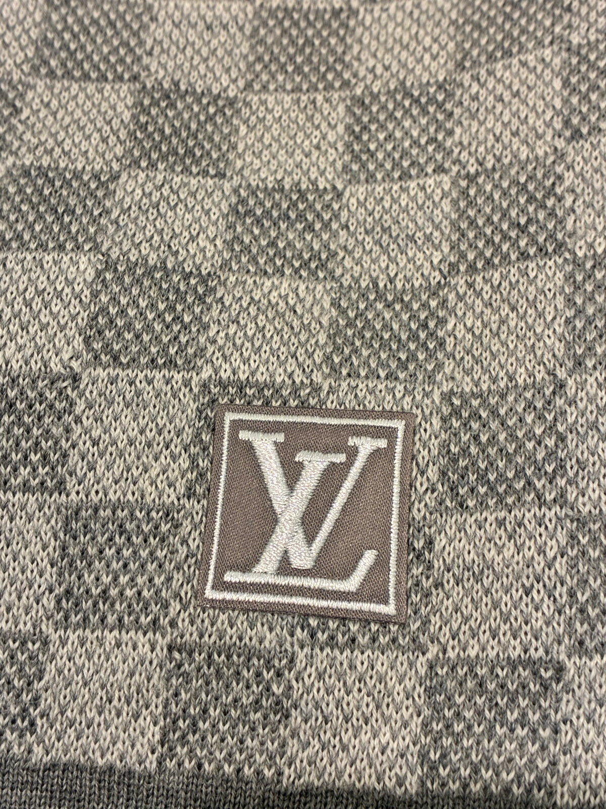 Louis Vuitton Scarf - Grey Damier Print
