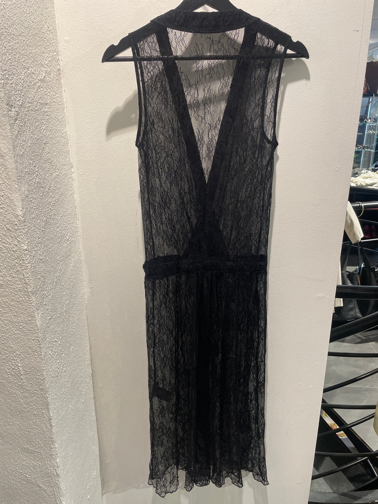Baum & Pferdgarten - Black dress w. laces - EU36 - Medinas Wardrobe