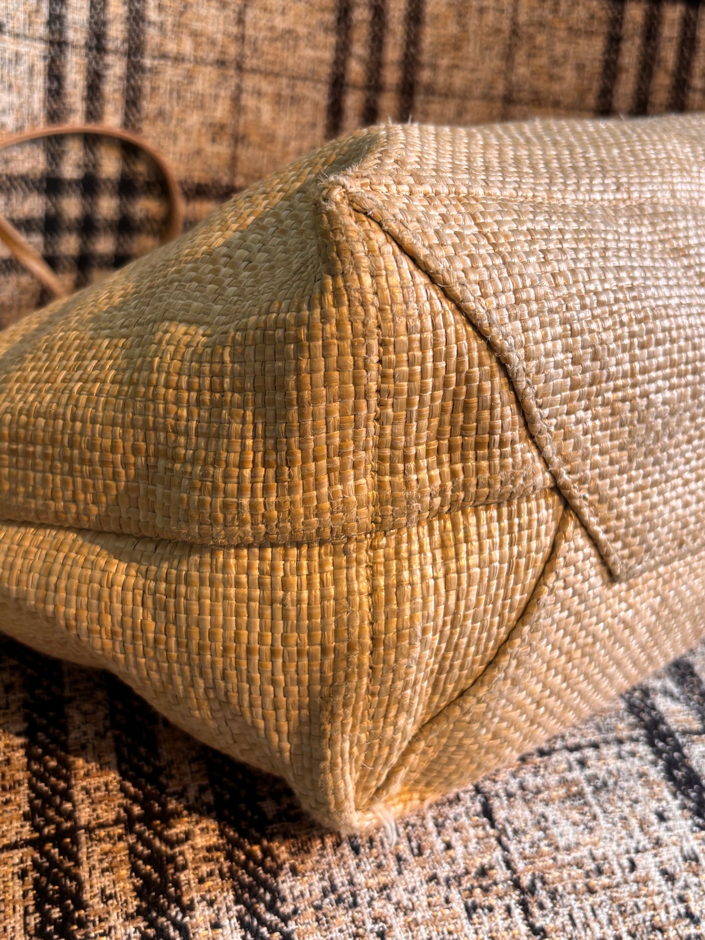 Prada Raffia Milano Net